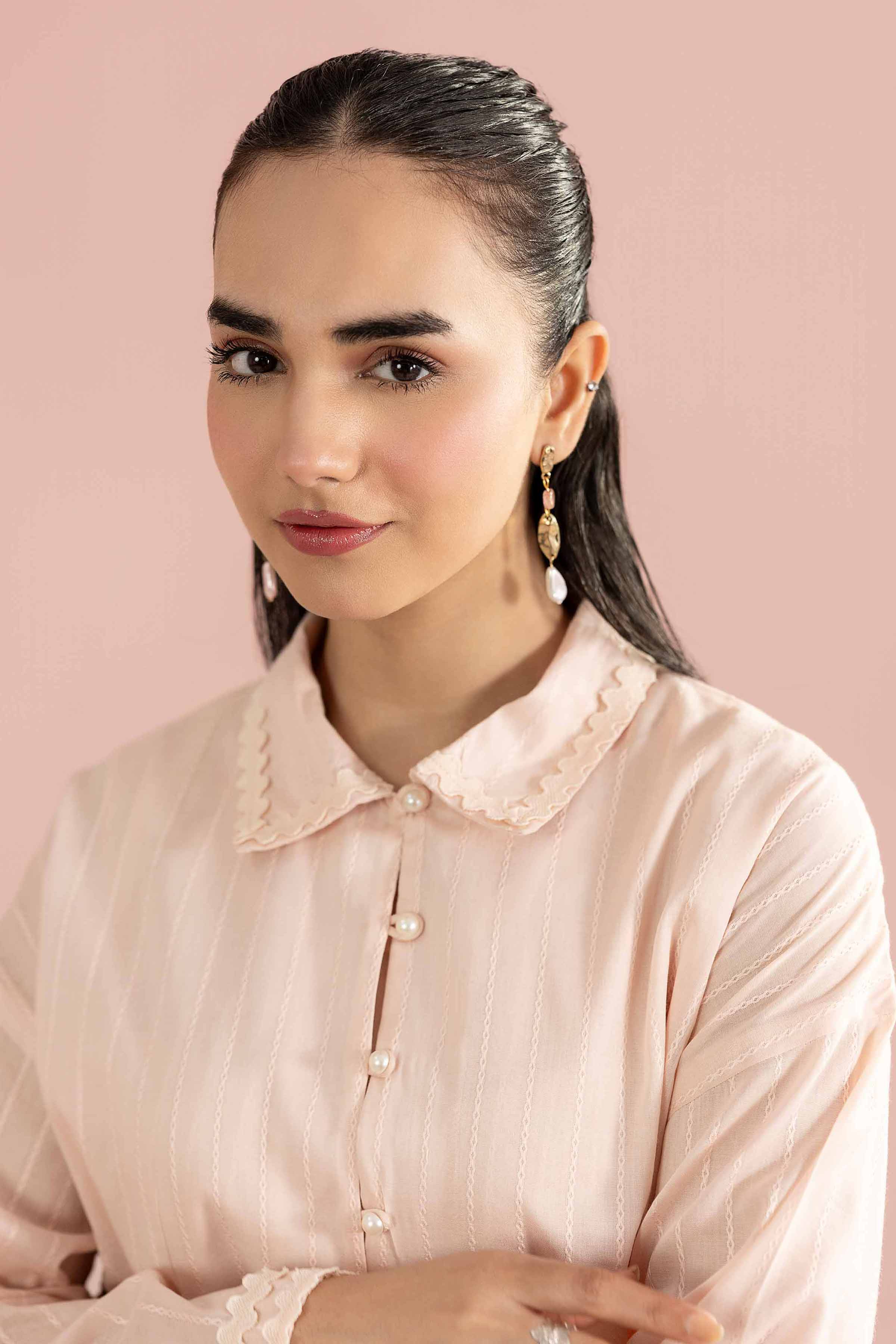 2 Piece - Basic Suit - AS26-45 Pink Leno Kara 2PC Solids READY TO WEAR