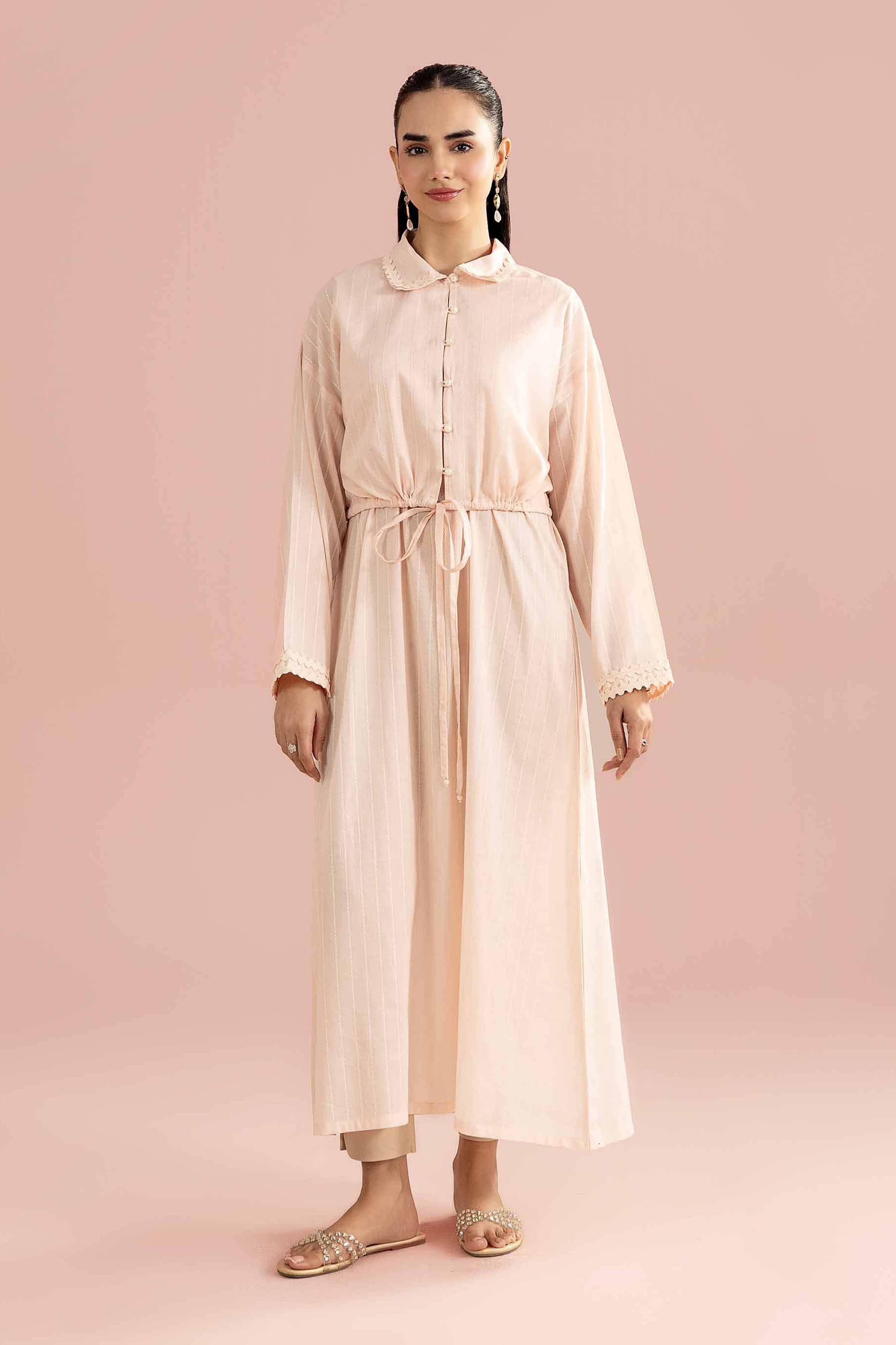 2 Piece - Basic Suit - AS26-45 Pink Leno Kara 2PC Solids READY TO WEAR