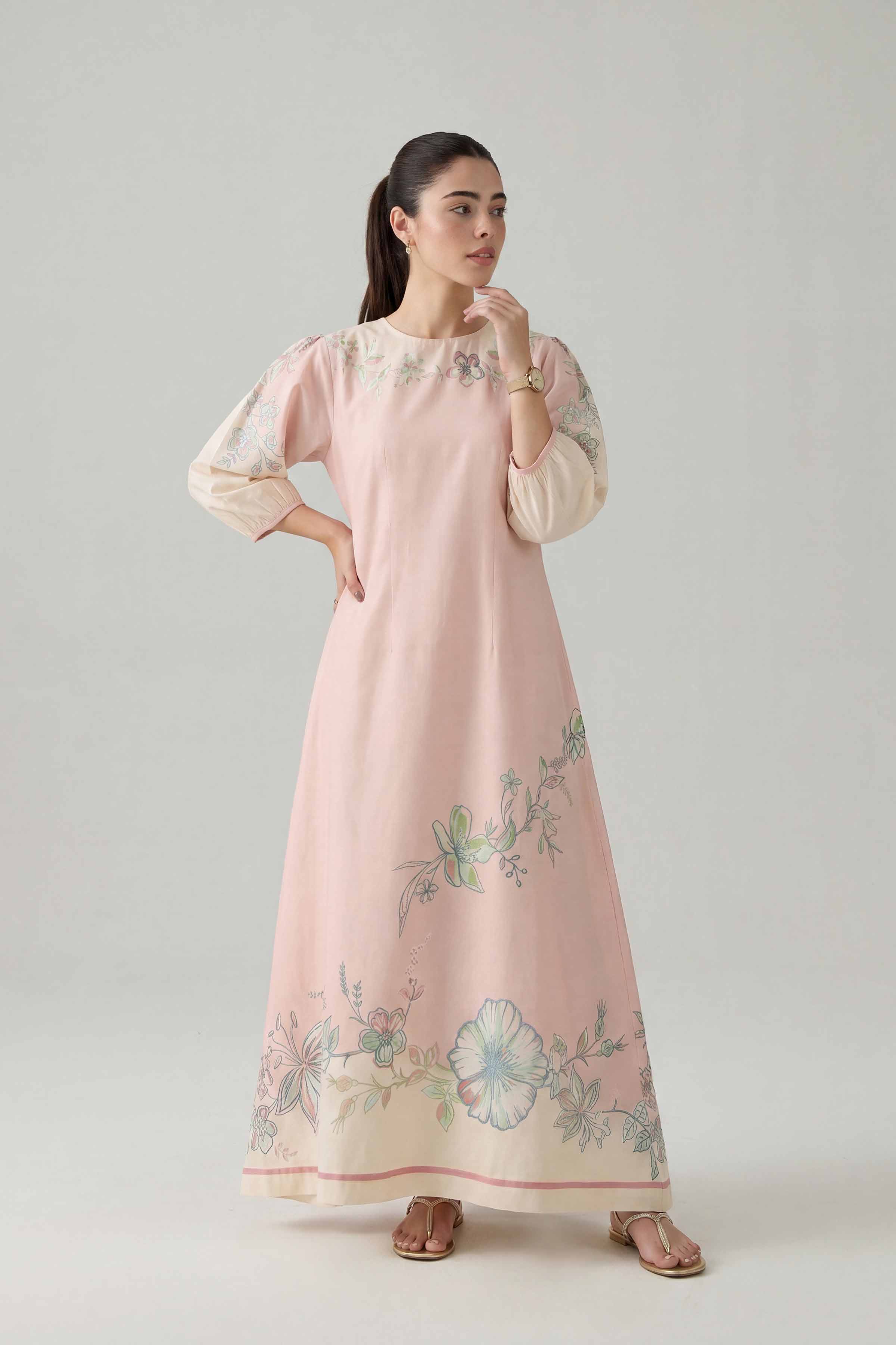 Printed Dress - AS26-94