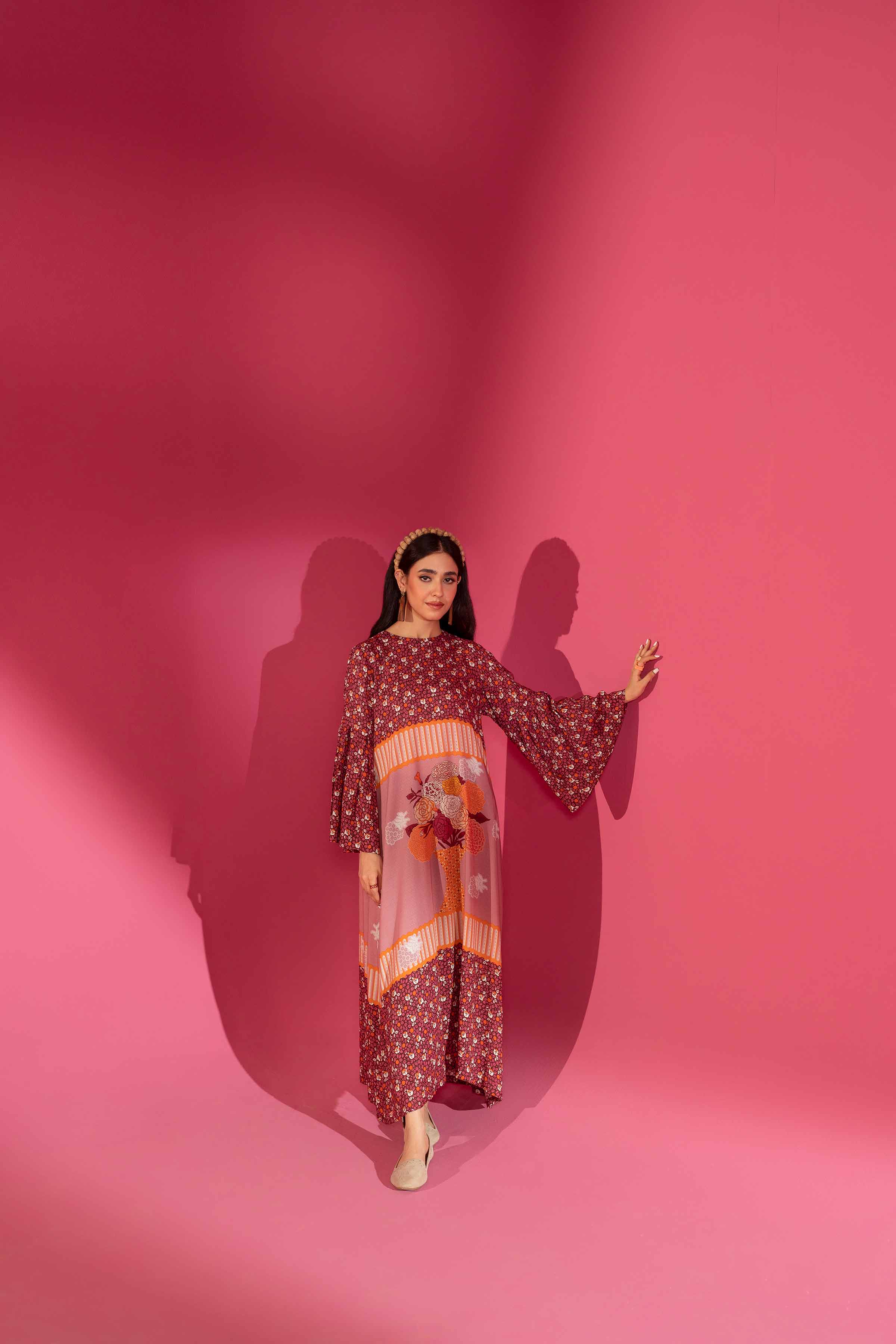 Printed Long Dress - AW23-20