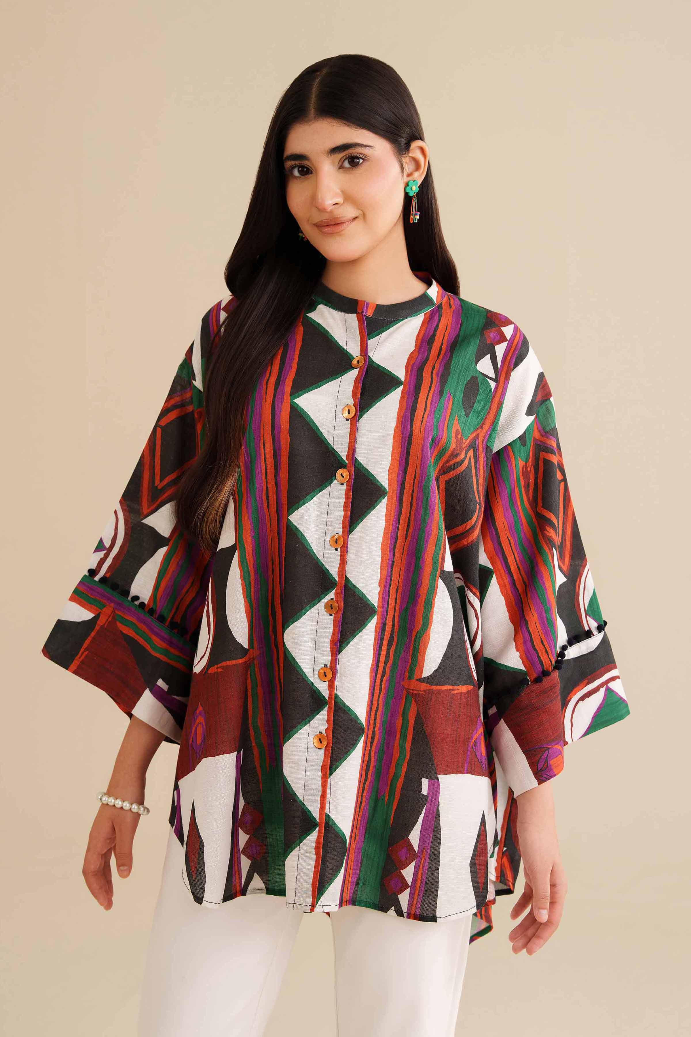 NISHATUAE - Multi Printed Khaddar Ready to wear Tunic