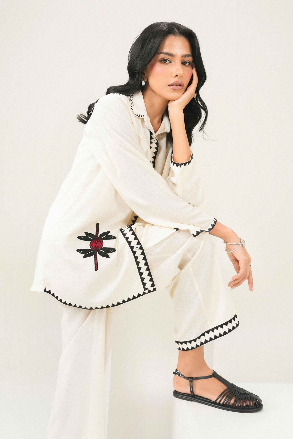 2 Piece - Embroidered Suit - AW25-30