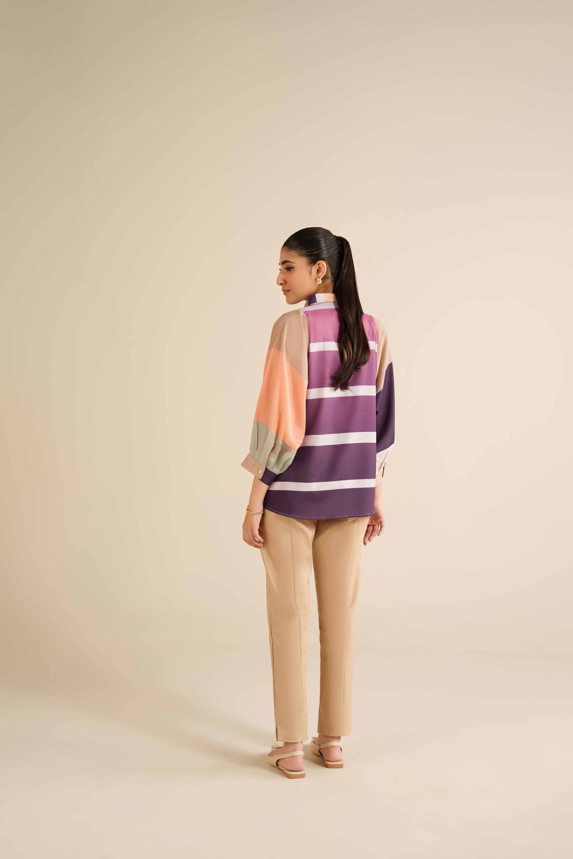 NISHATUAE - Multi Printed Silk Ready to wear Tunic