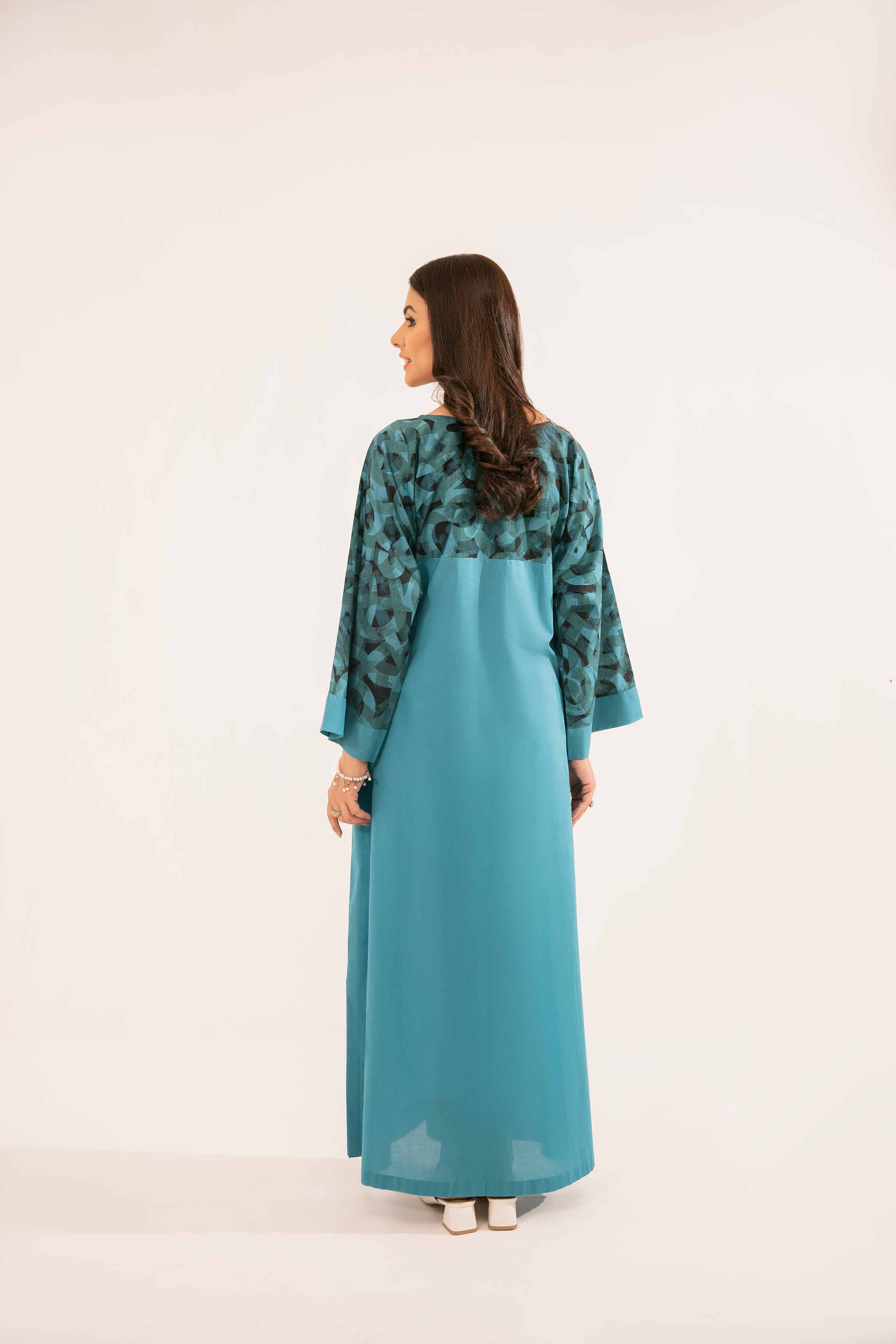 Printed Embroidered Fustaan - DS23-81