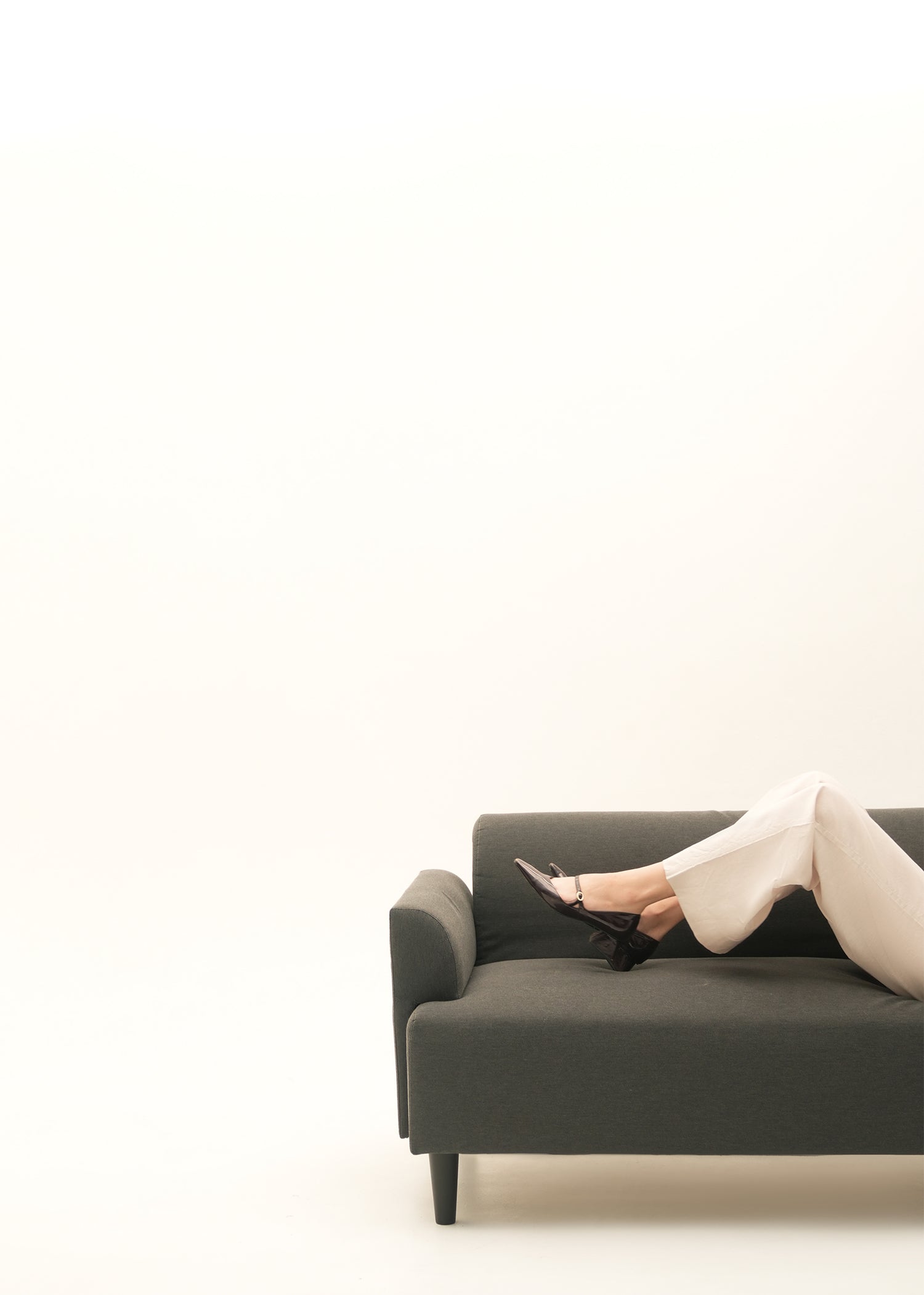 Wide Leg Linen Blend Trousers - KOA