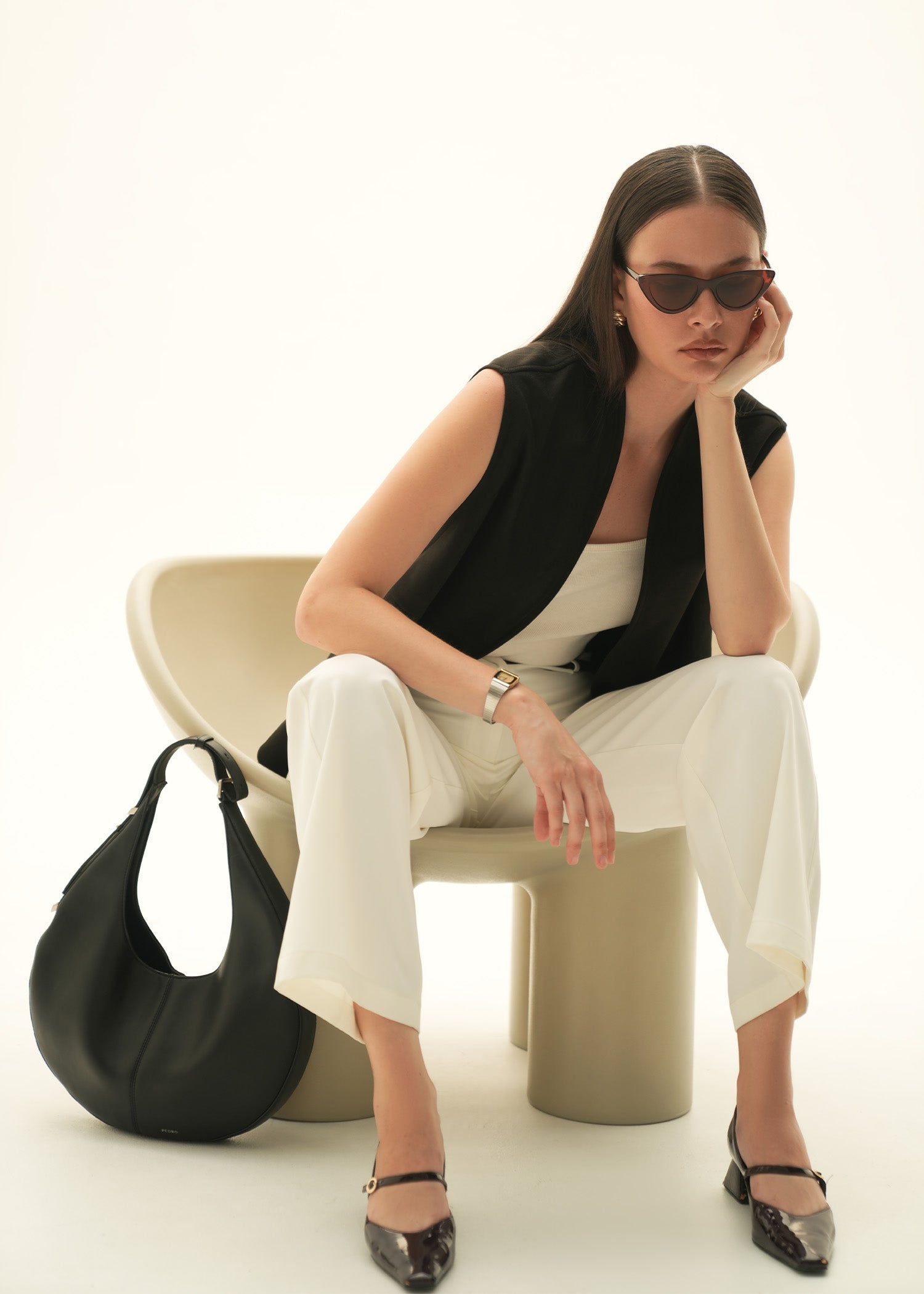 Tailored Wide Leg Trousers - KOA