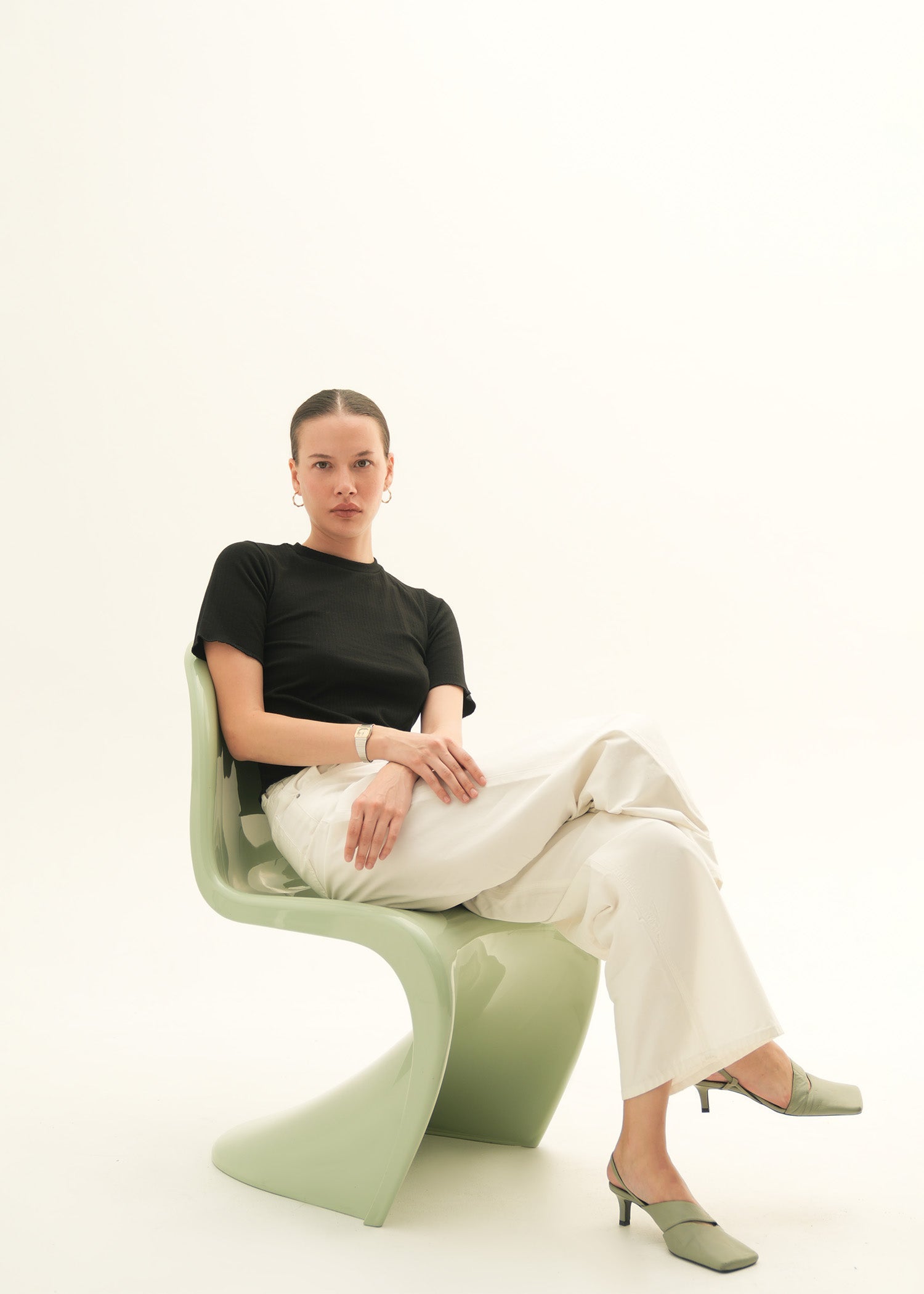 Cropped Wide Leg Jeans - KOA