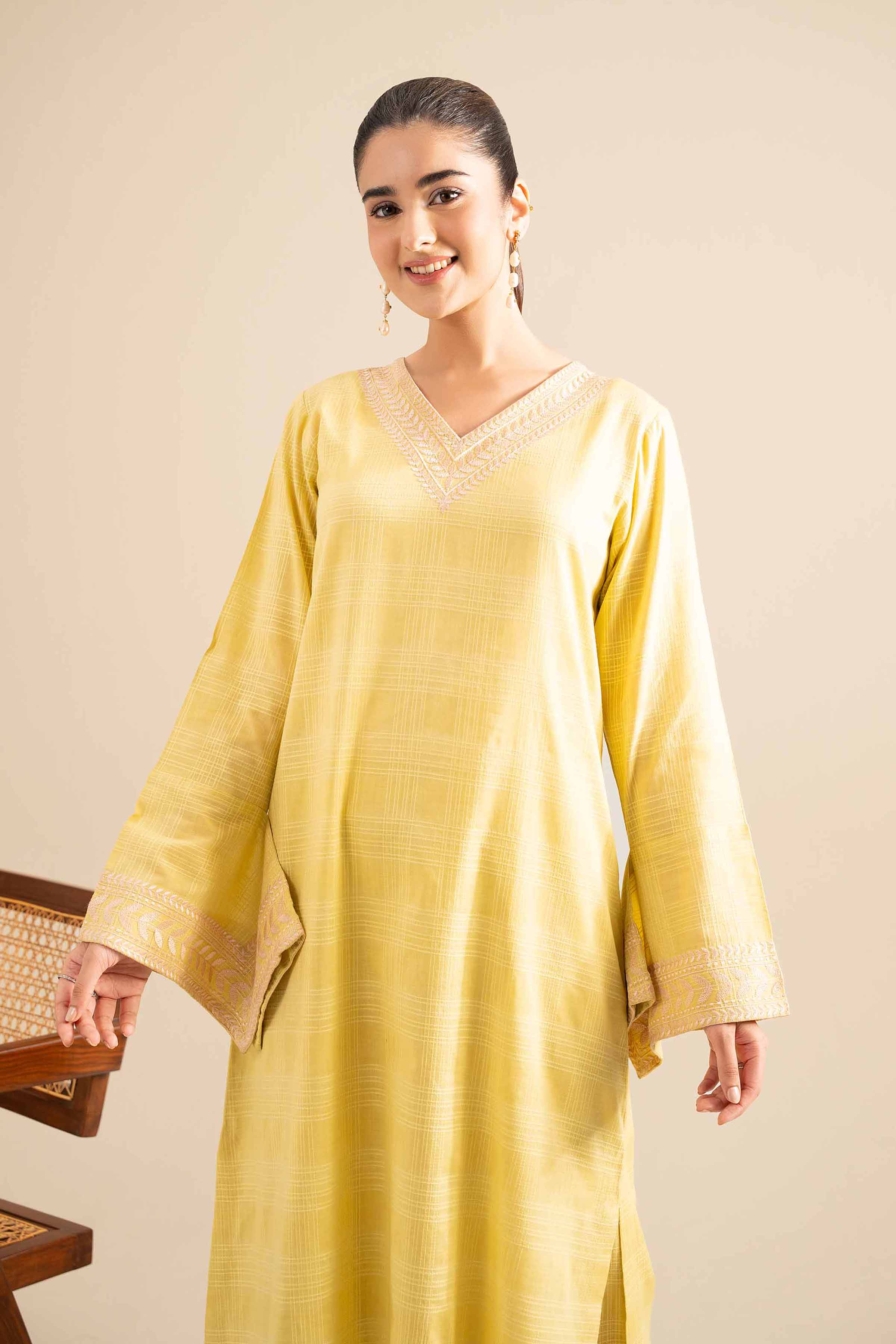 2 Piece - Embroidered Suit - FE25-107