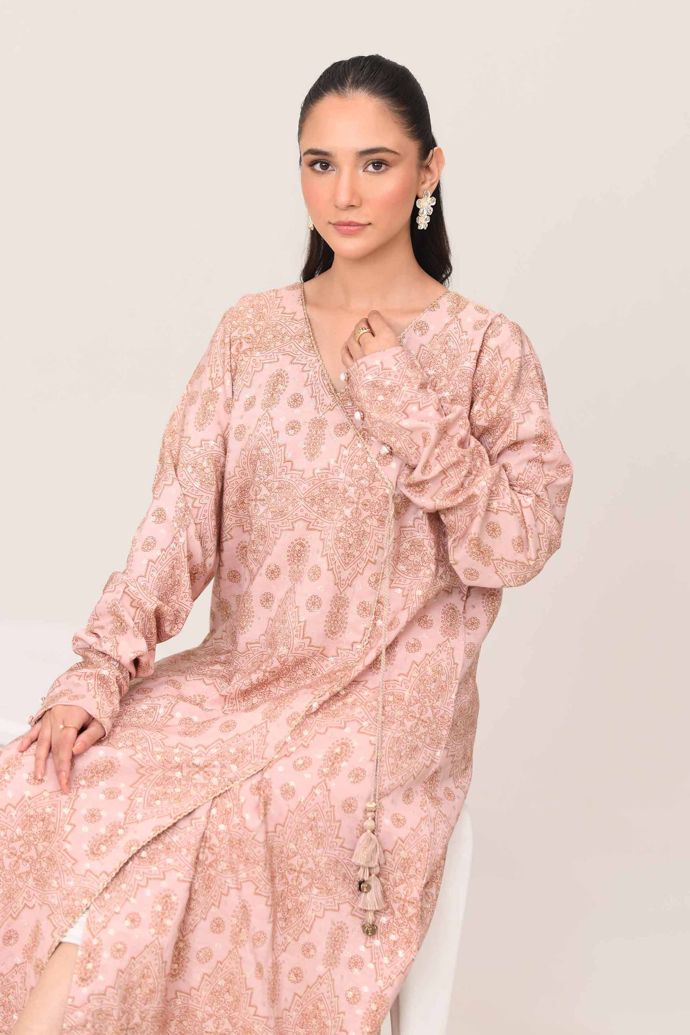 Printed Embroidered Shirt - FE25-28