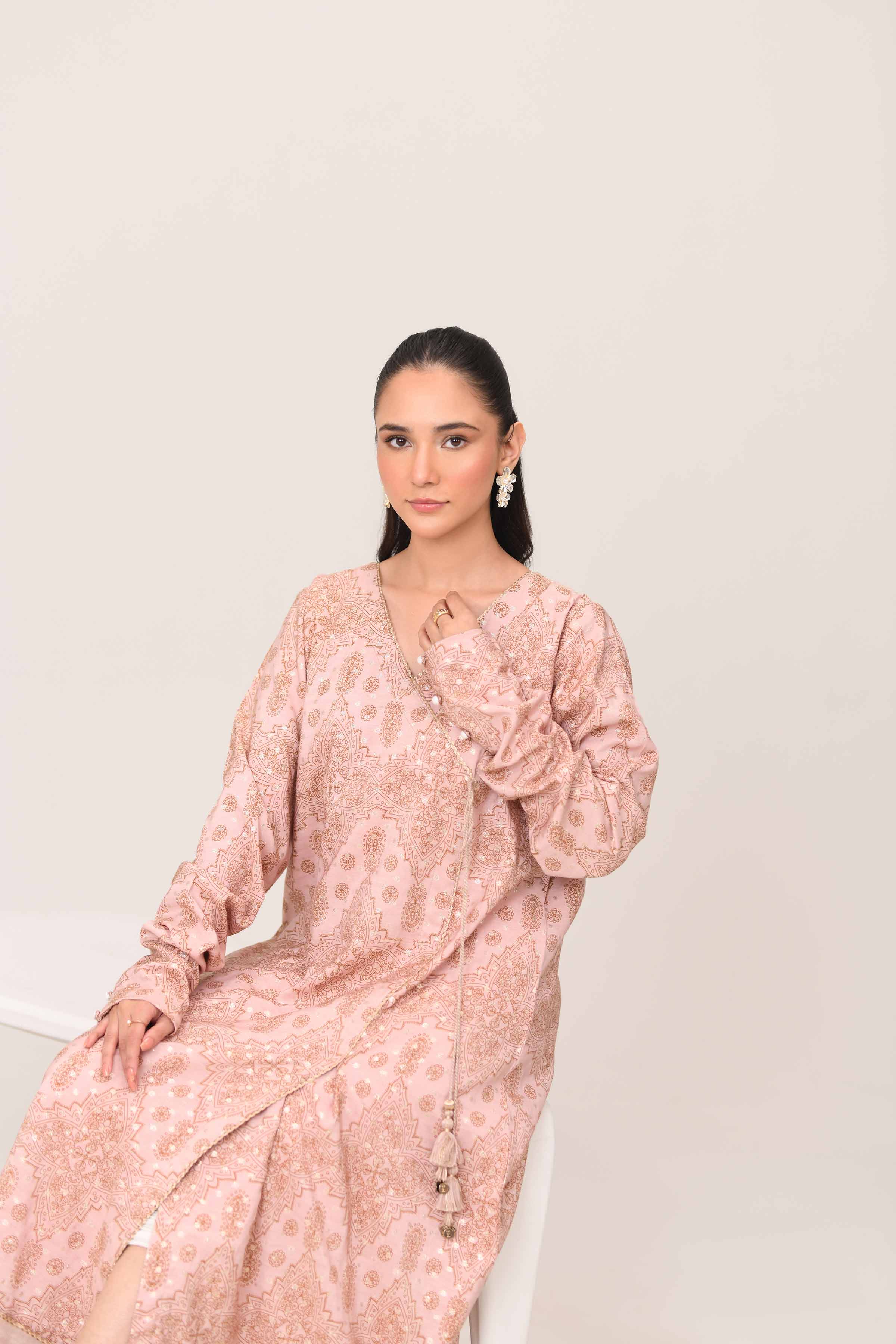 Printed Embroidered Shirt - FE25-28