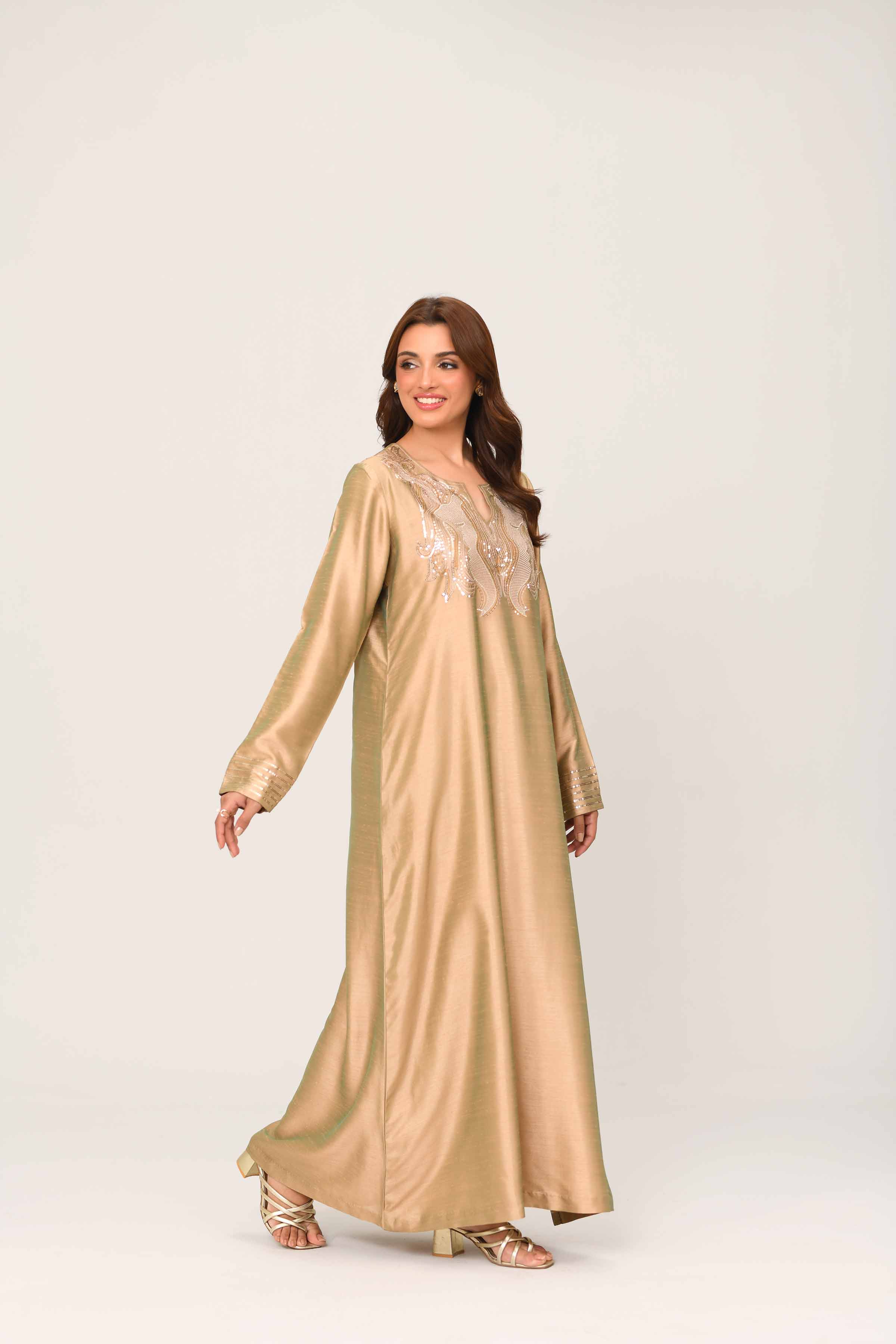 Embroidered Dress - FE25-48