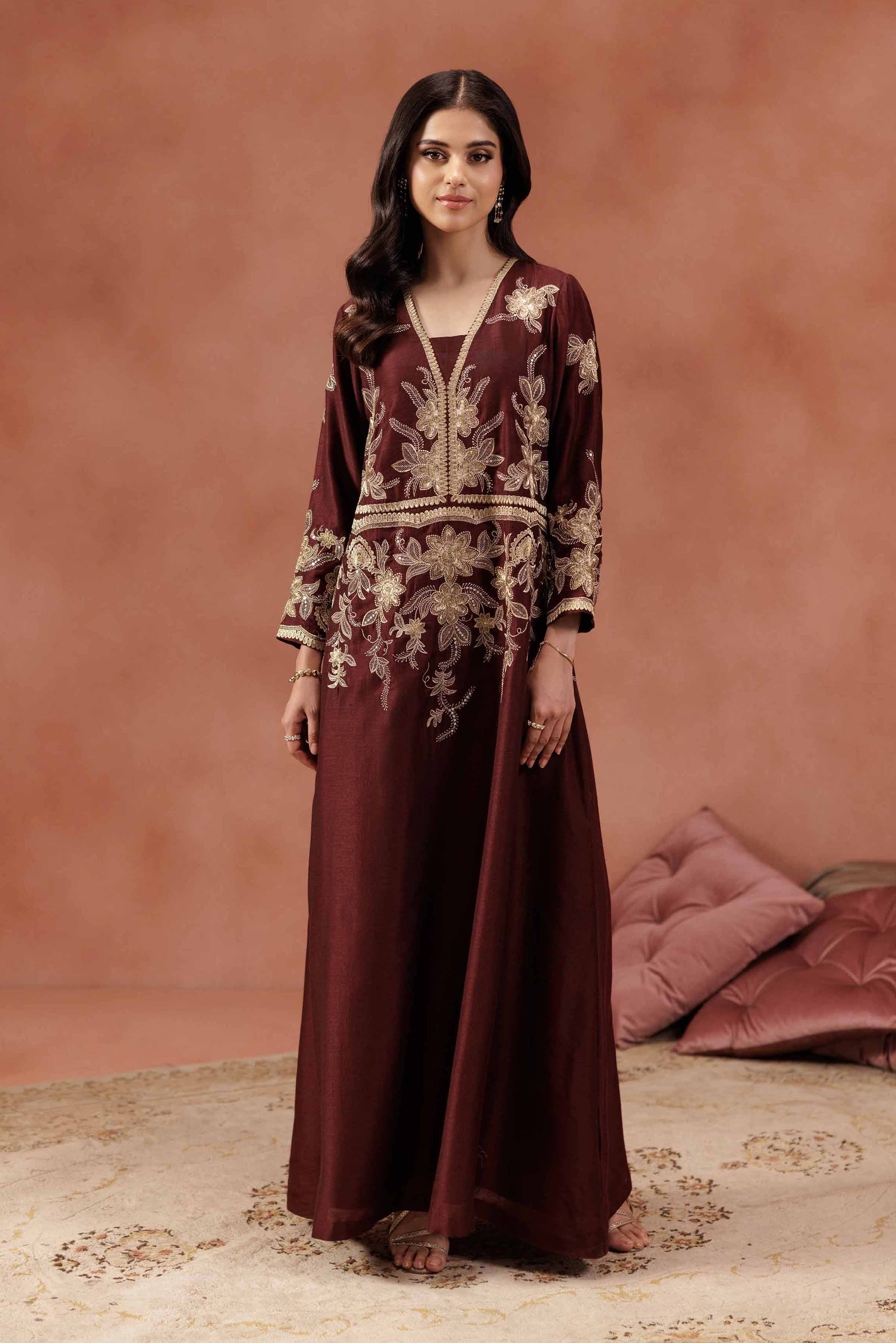 Embroidered Dress - FE25-58