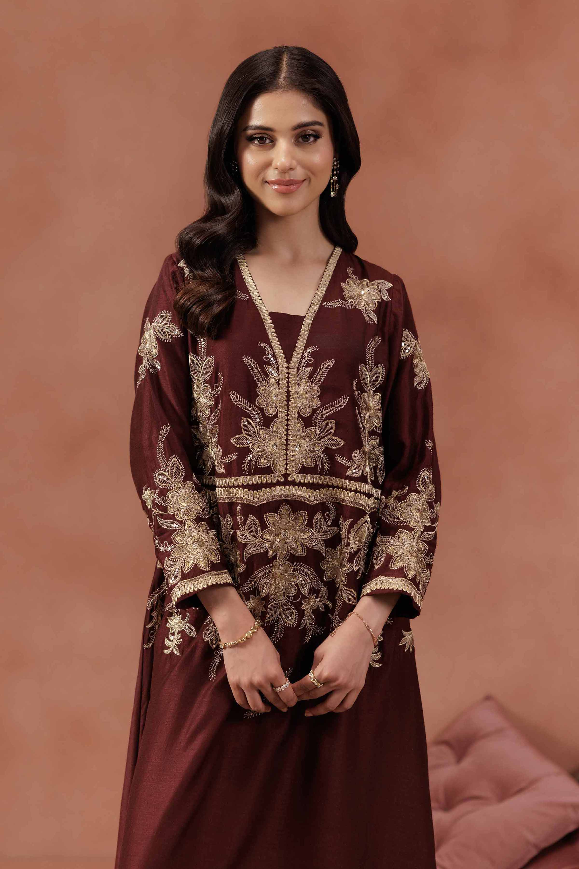 Embroidered Dress - FE25-58