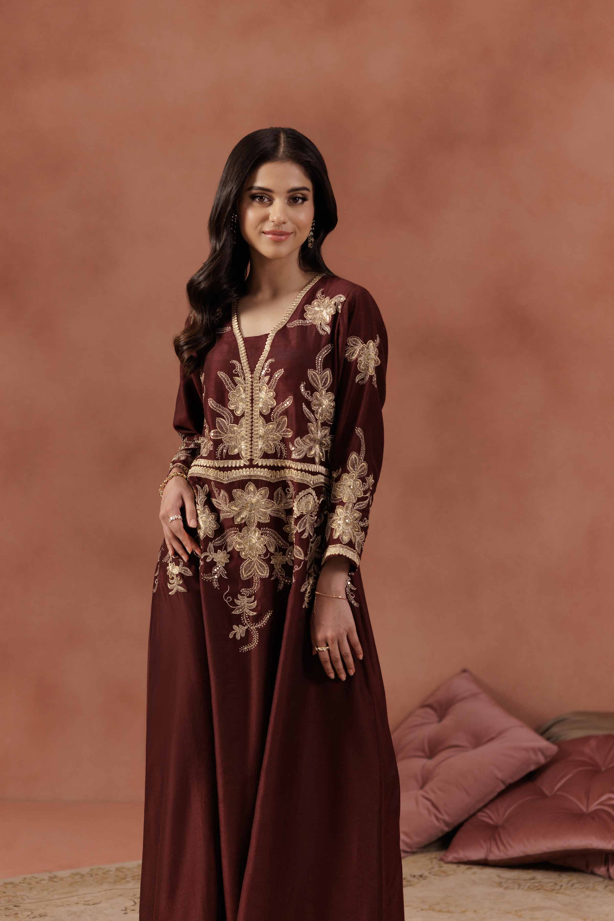 Embroidered Dress - FE25-58