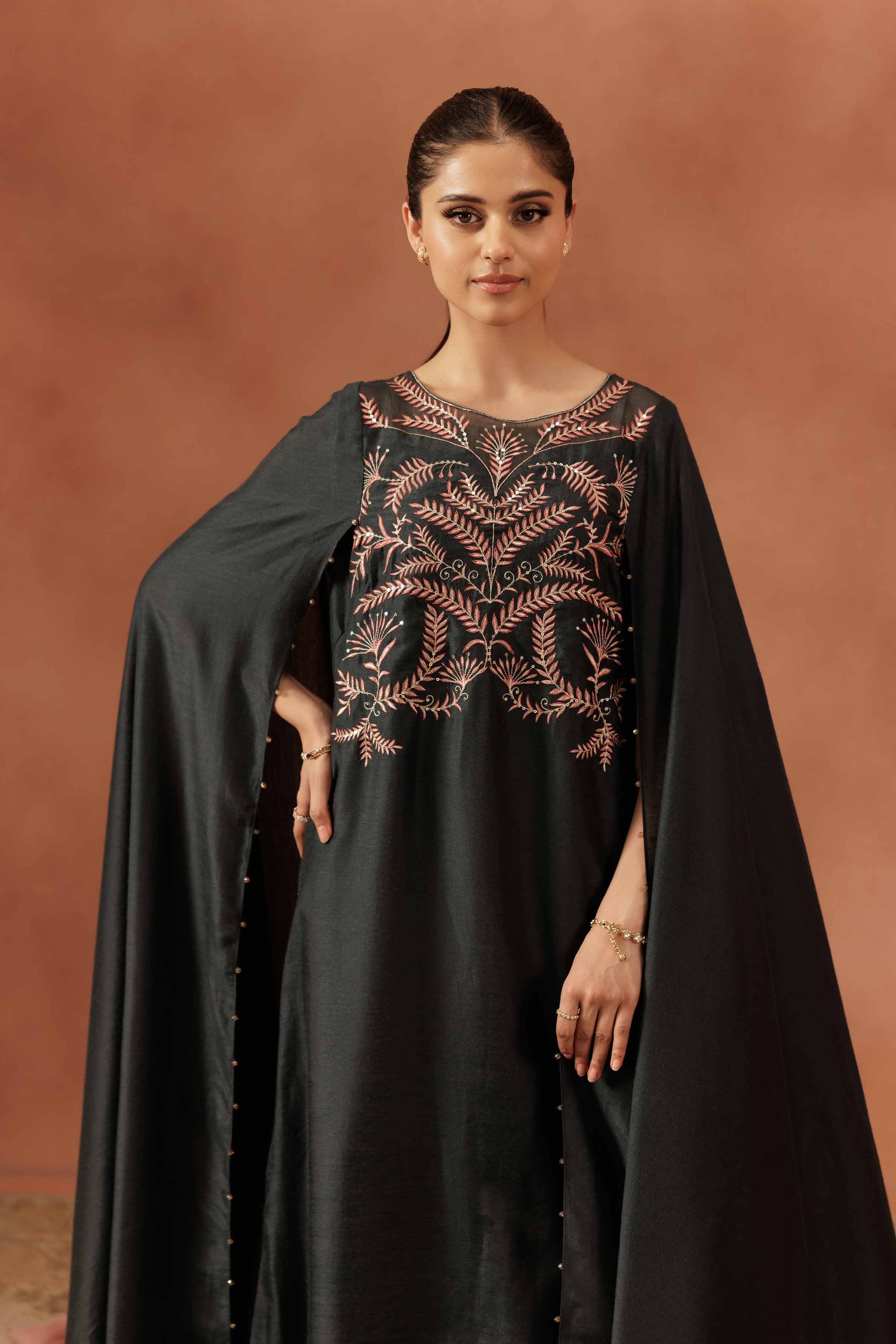 Embroidered Cape - FE25-60