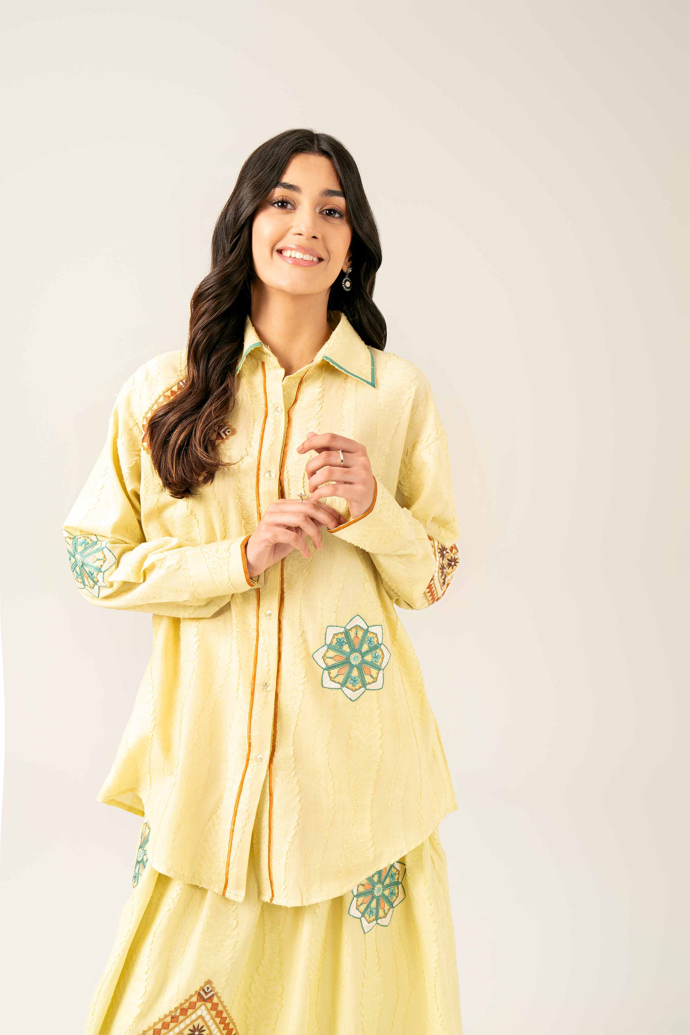 2 Piece - Embroidered Suit - FE25-87