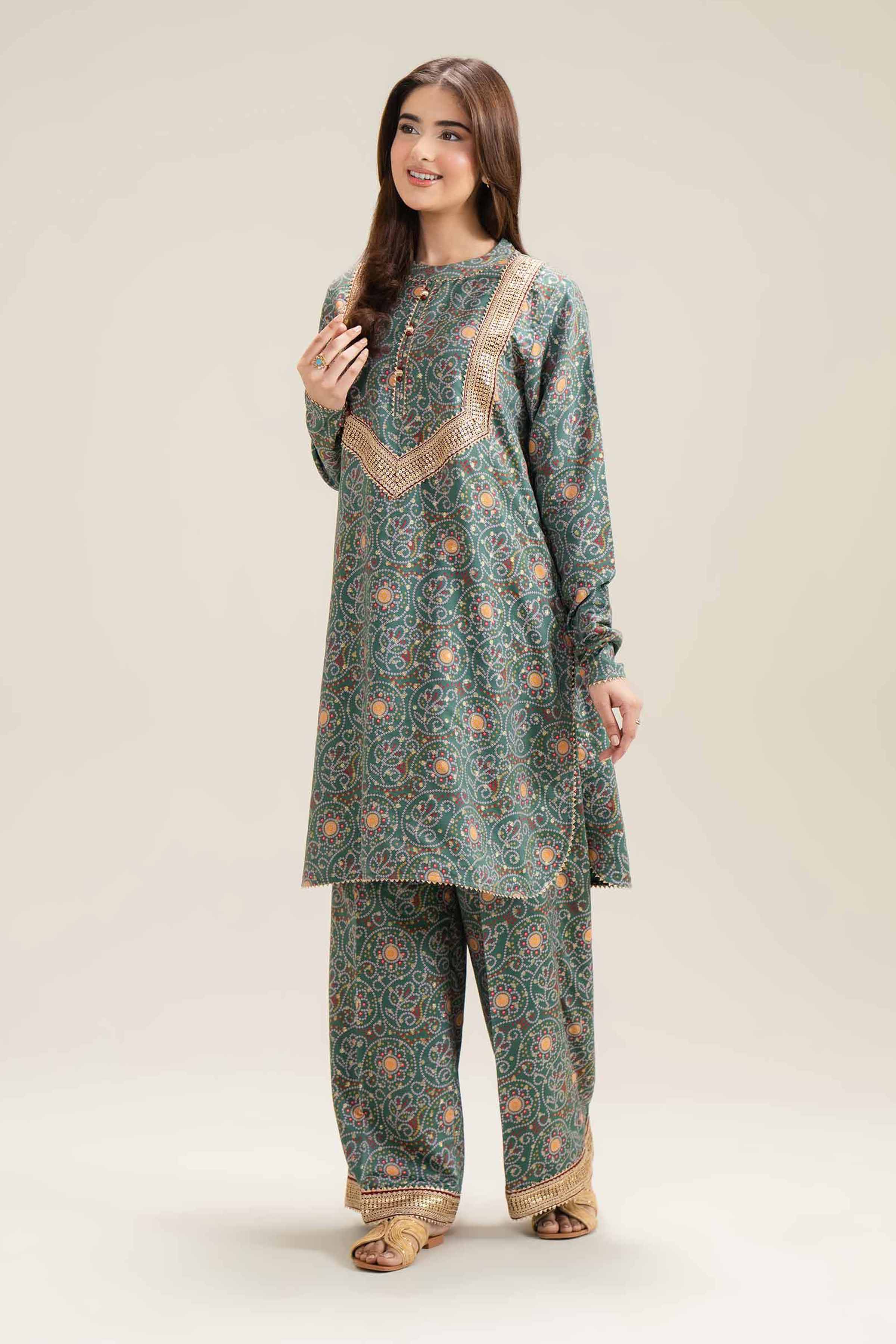 2 Piece - Printed Suit - FE25-90