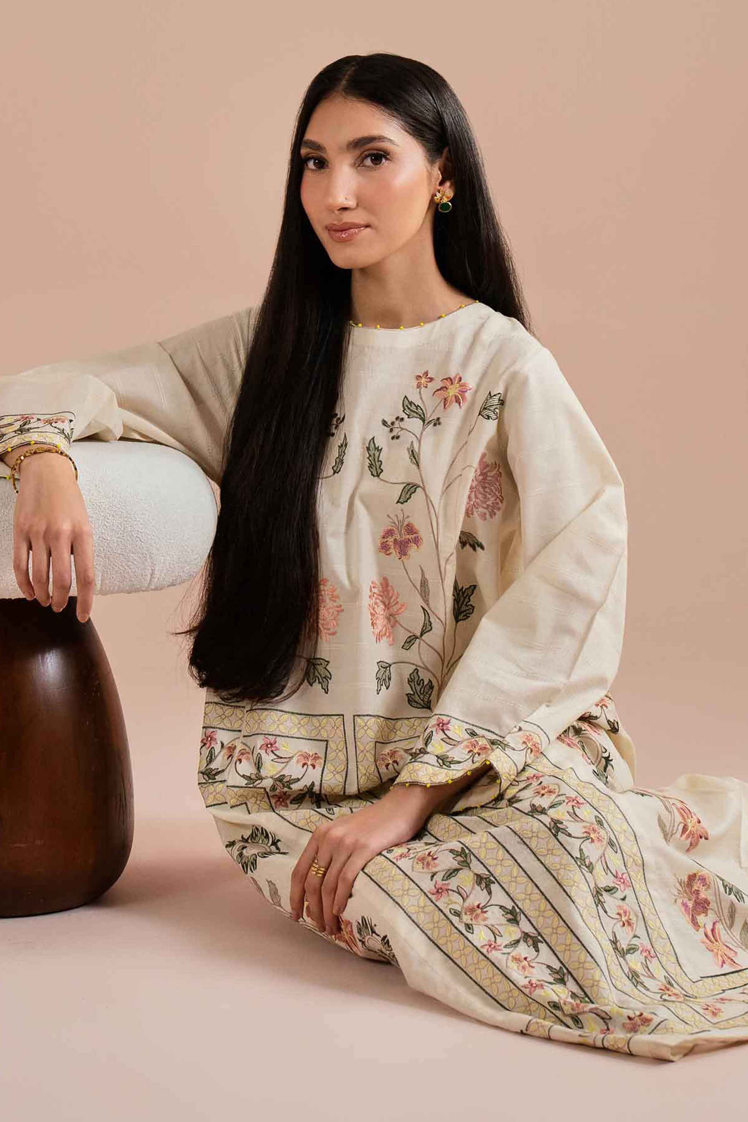 Embroidered Dress - FE26-29
