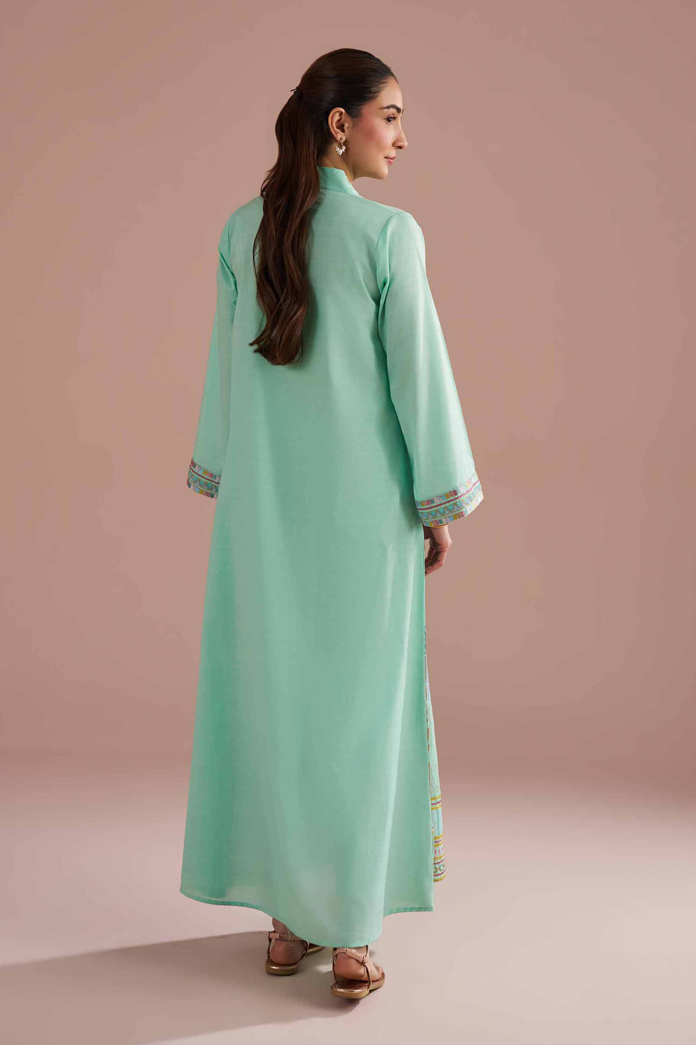 Embroidered Dress - FE26-30 Blue Lawn 1PC Embroidered READY TO WEAR