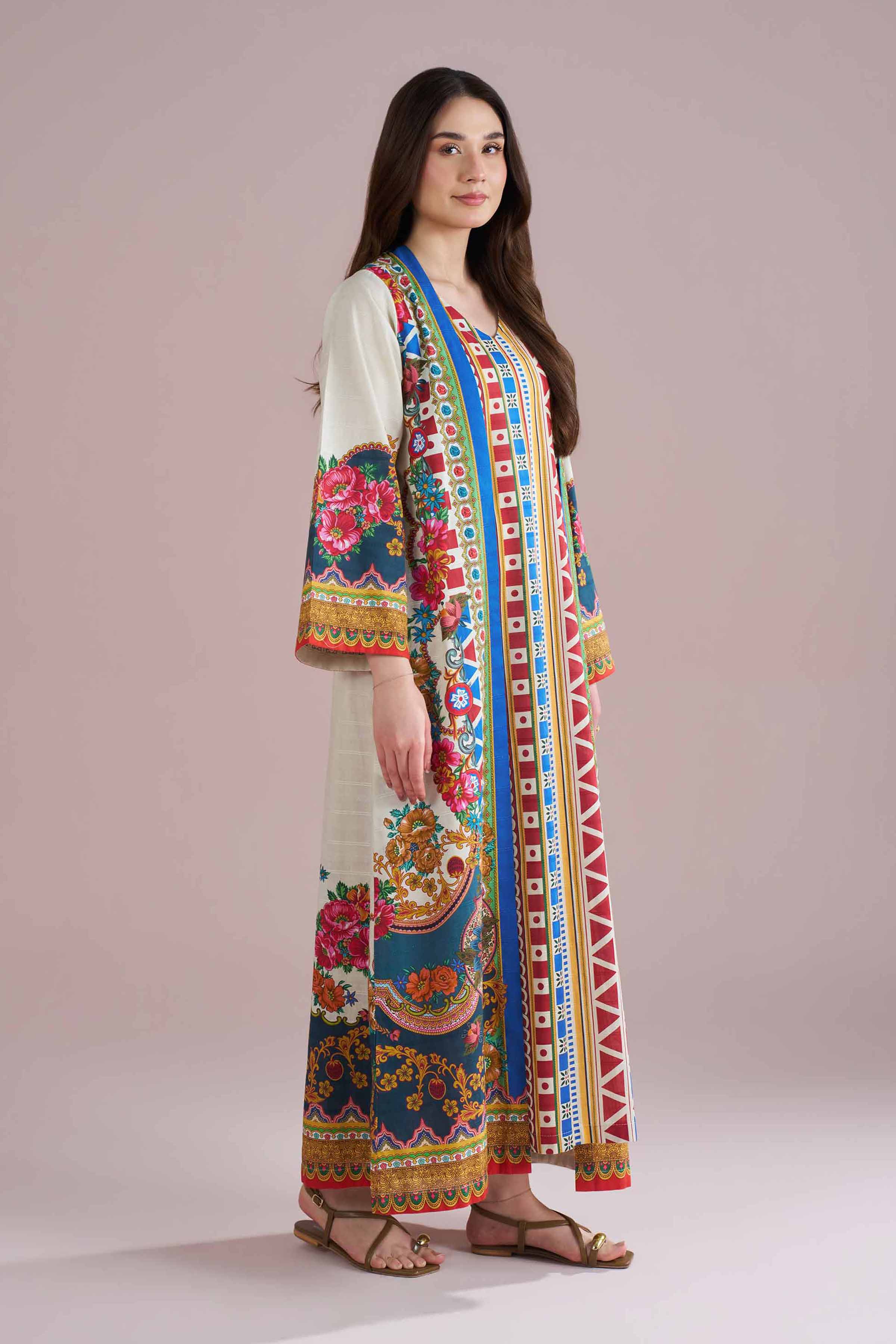 2 Piece - Printed Dress - FE26-47