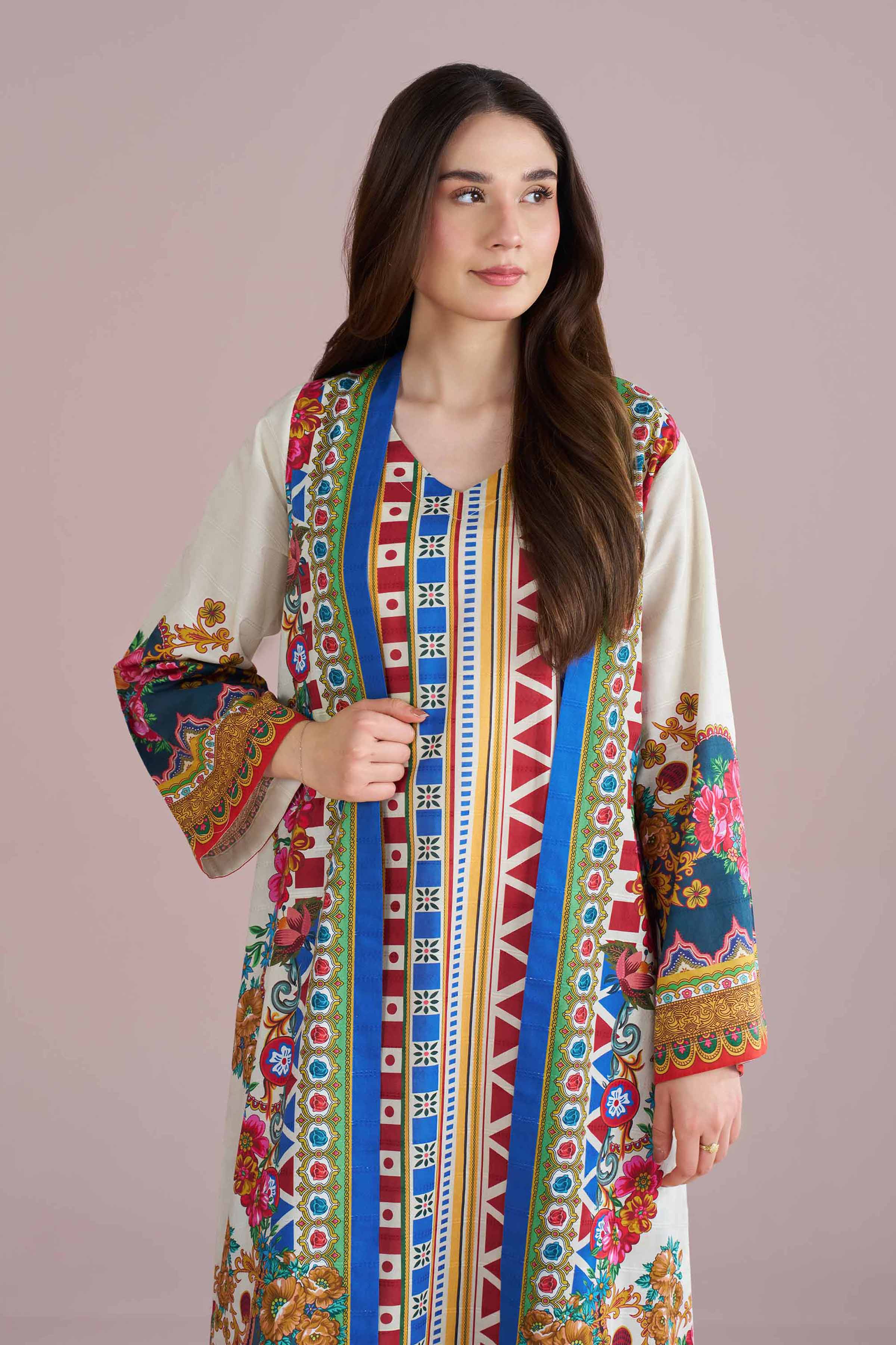 2 Piece - Printed Dress - FE26-47