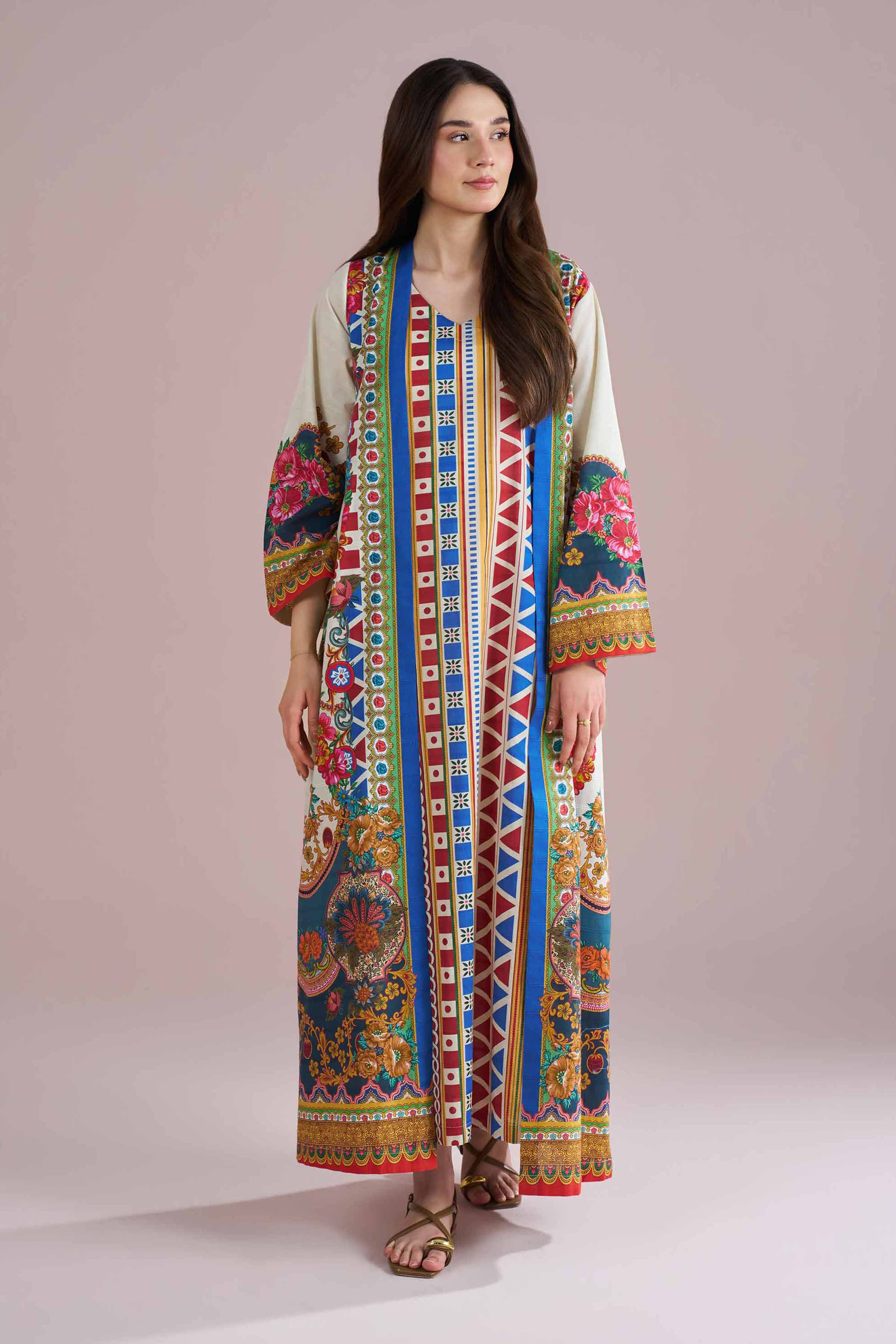2 Piece - Printed Dress - FE26-47