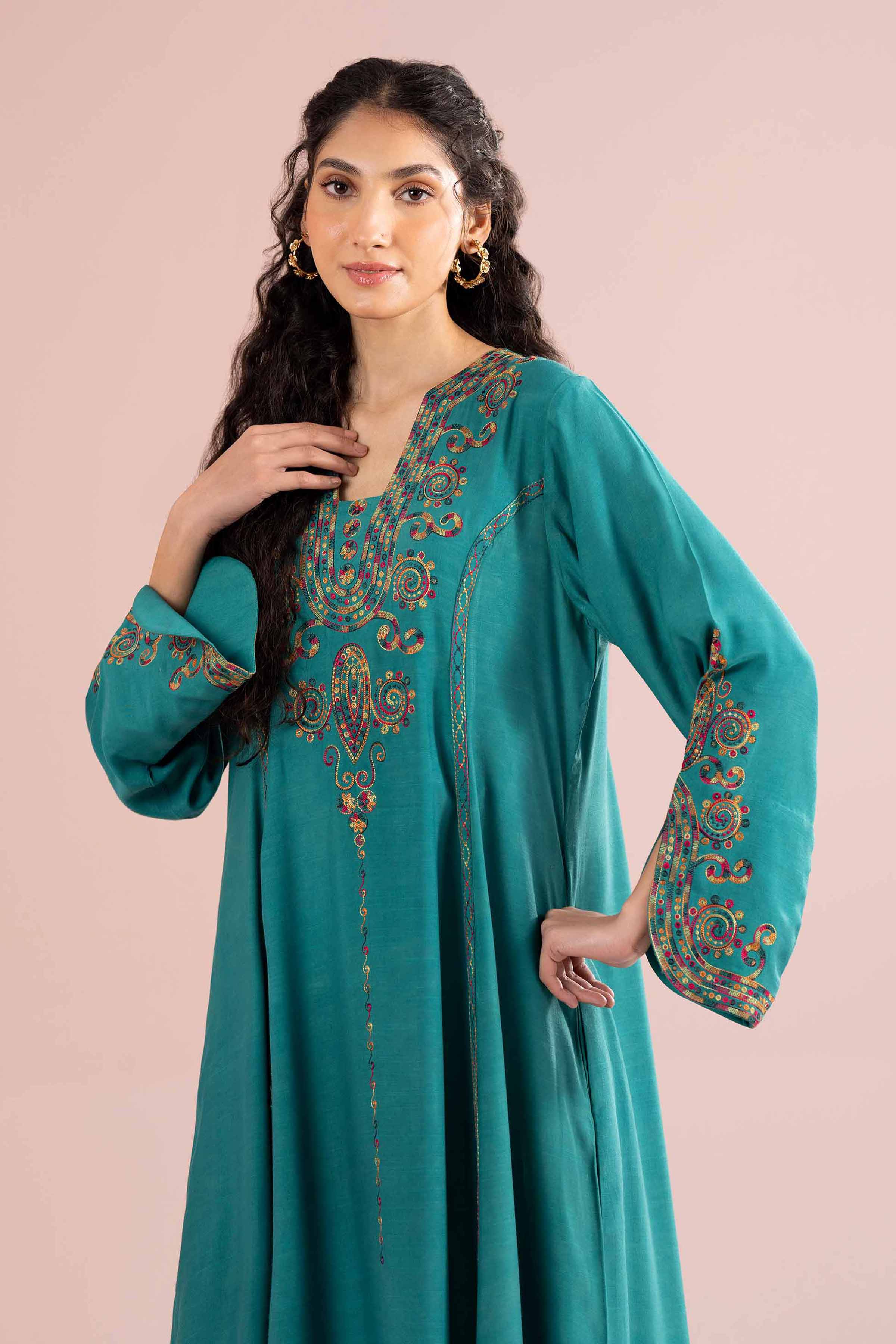 Embroidered Dress - FE26-57