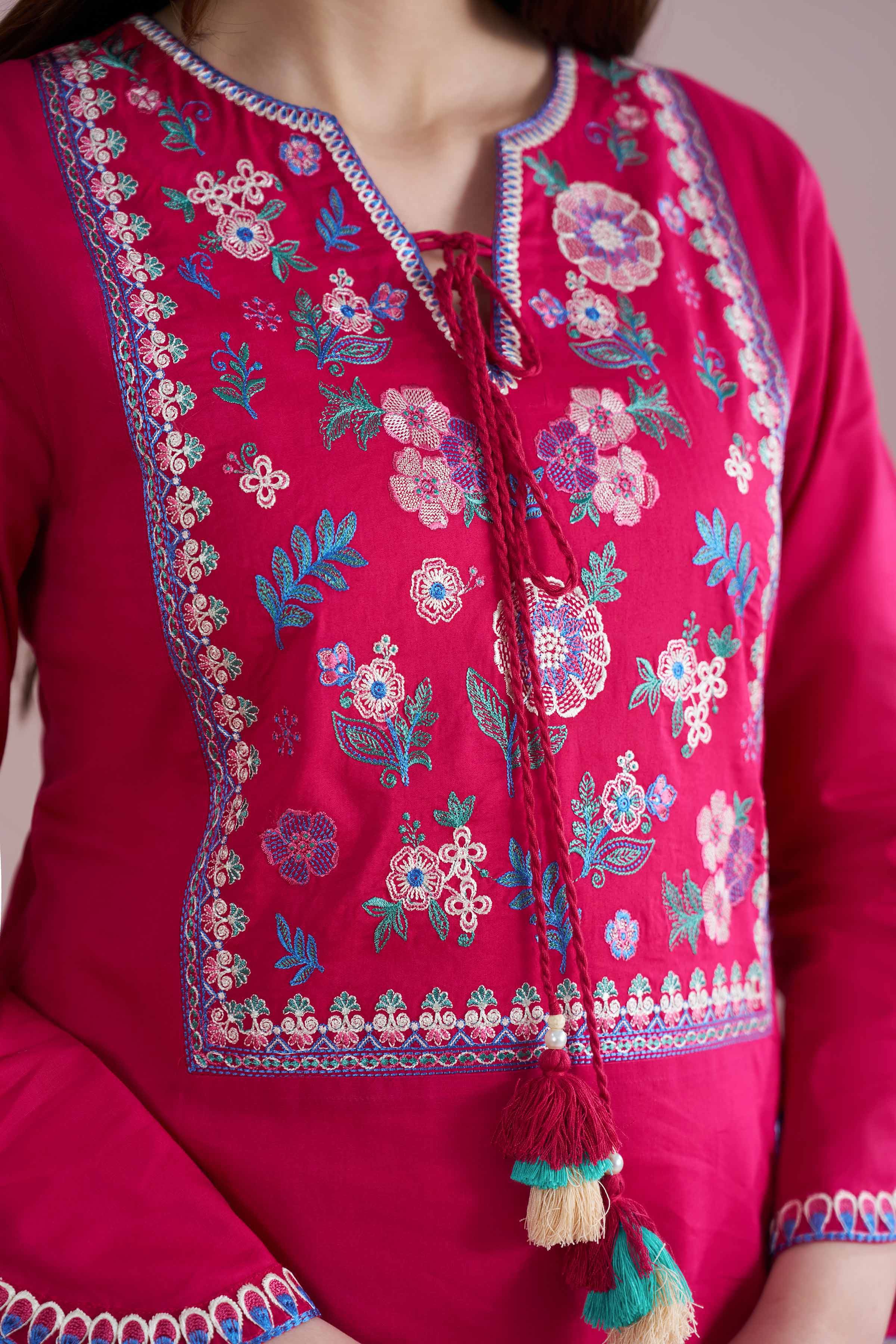 Embroidered Dress - FE26-62