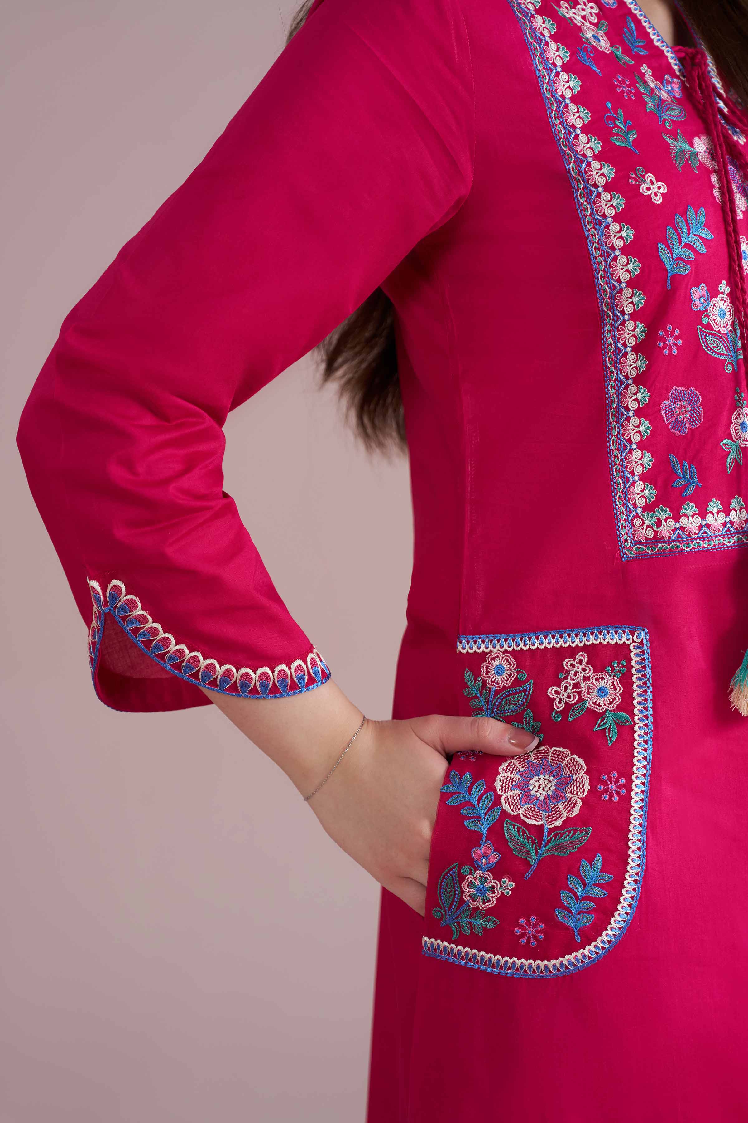 Embroidered Dress - FE26-62