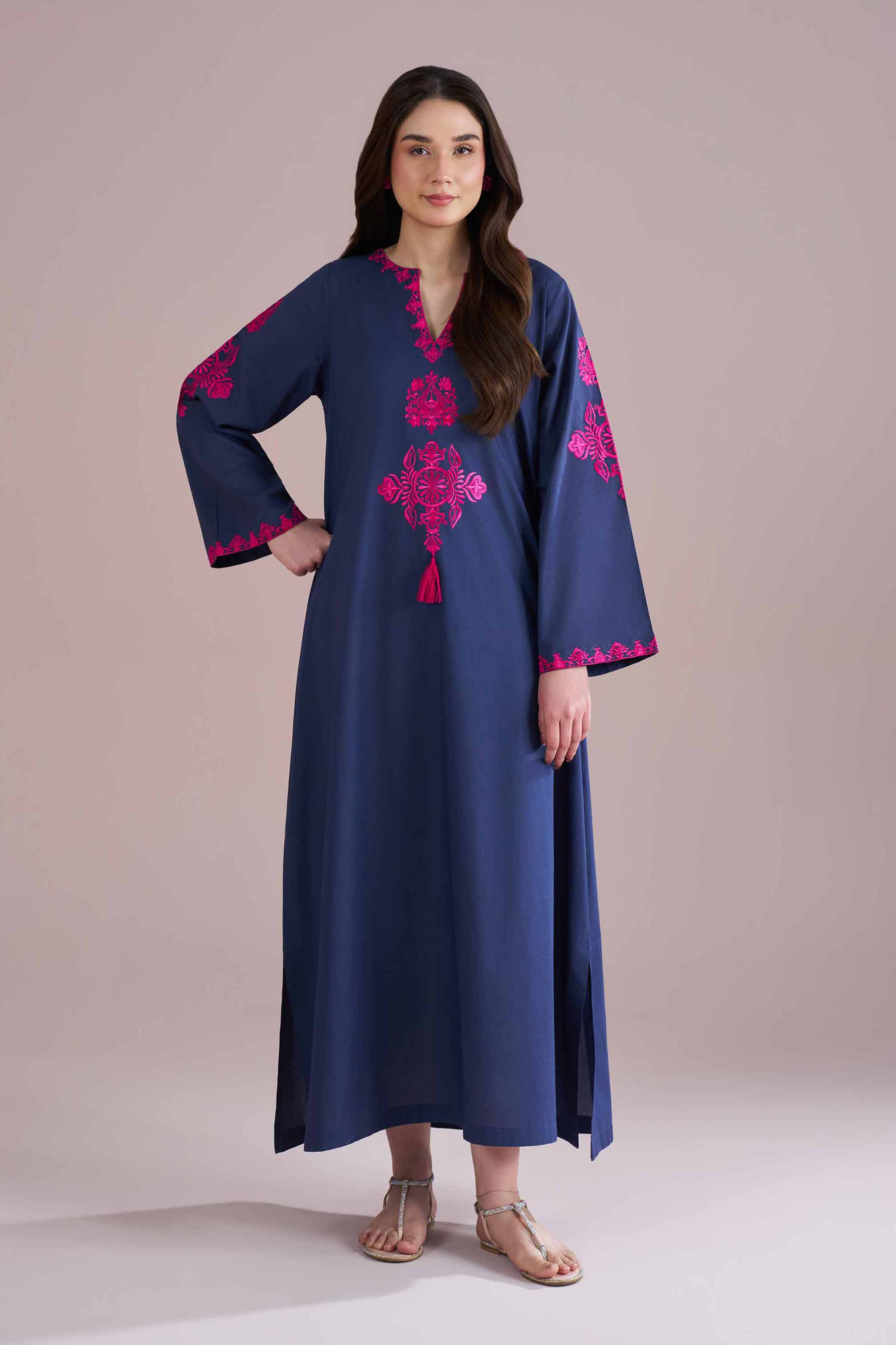 Embroidered Dress - FE26-64