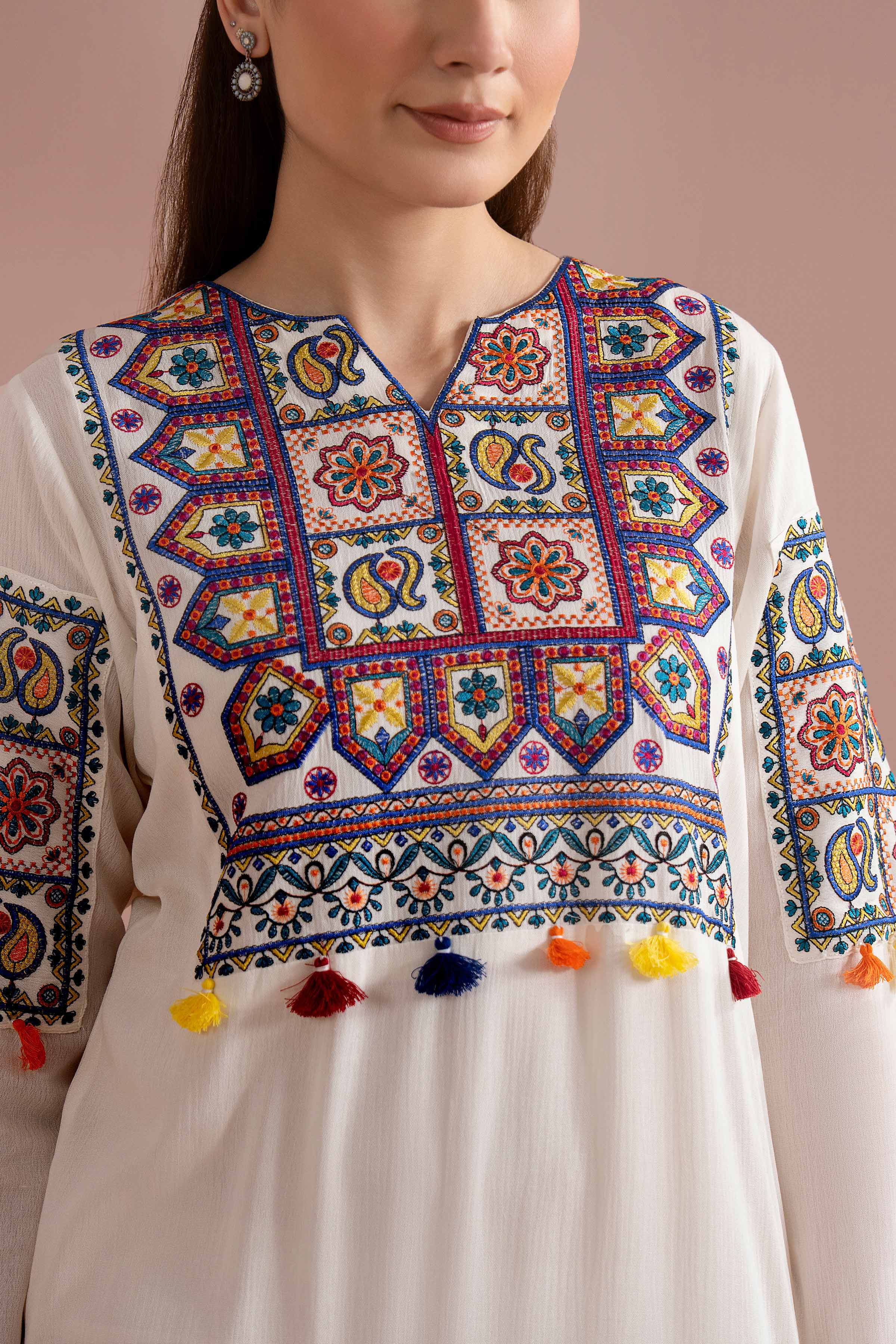 Embroidered Dress - FE26-92