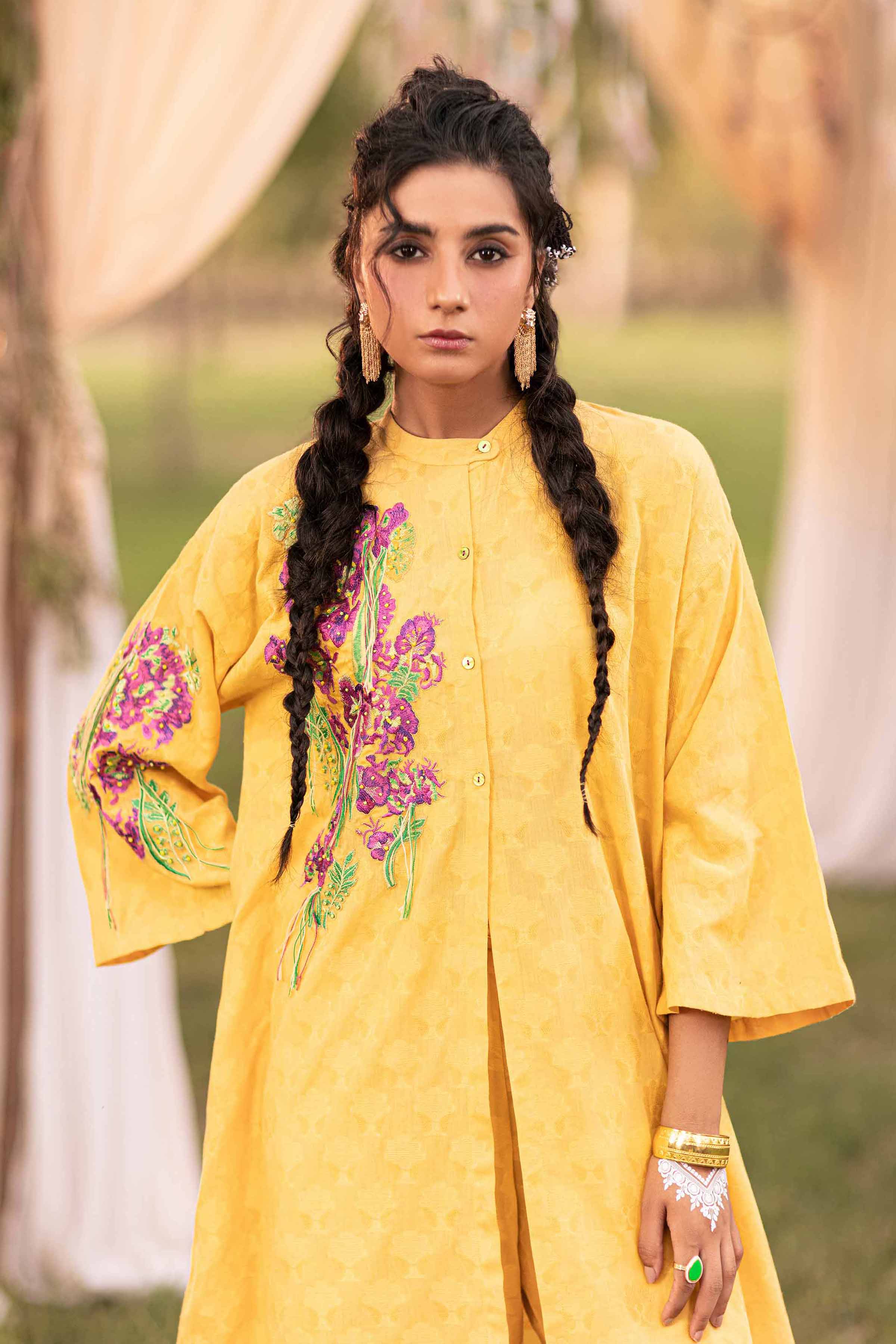 2 Piece - Embroidered Suit - FS24-64