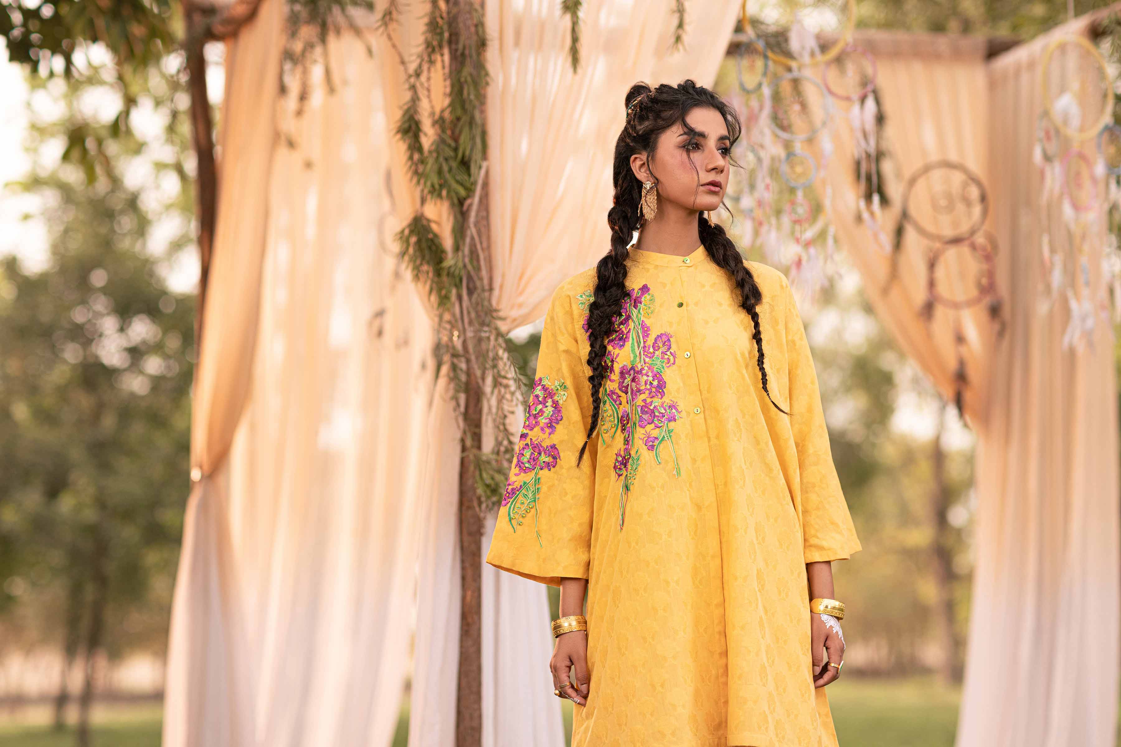 2 Piece - Embroidered Suit - FS24-64