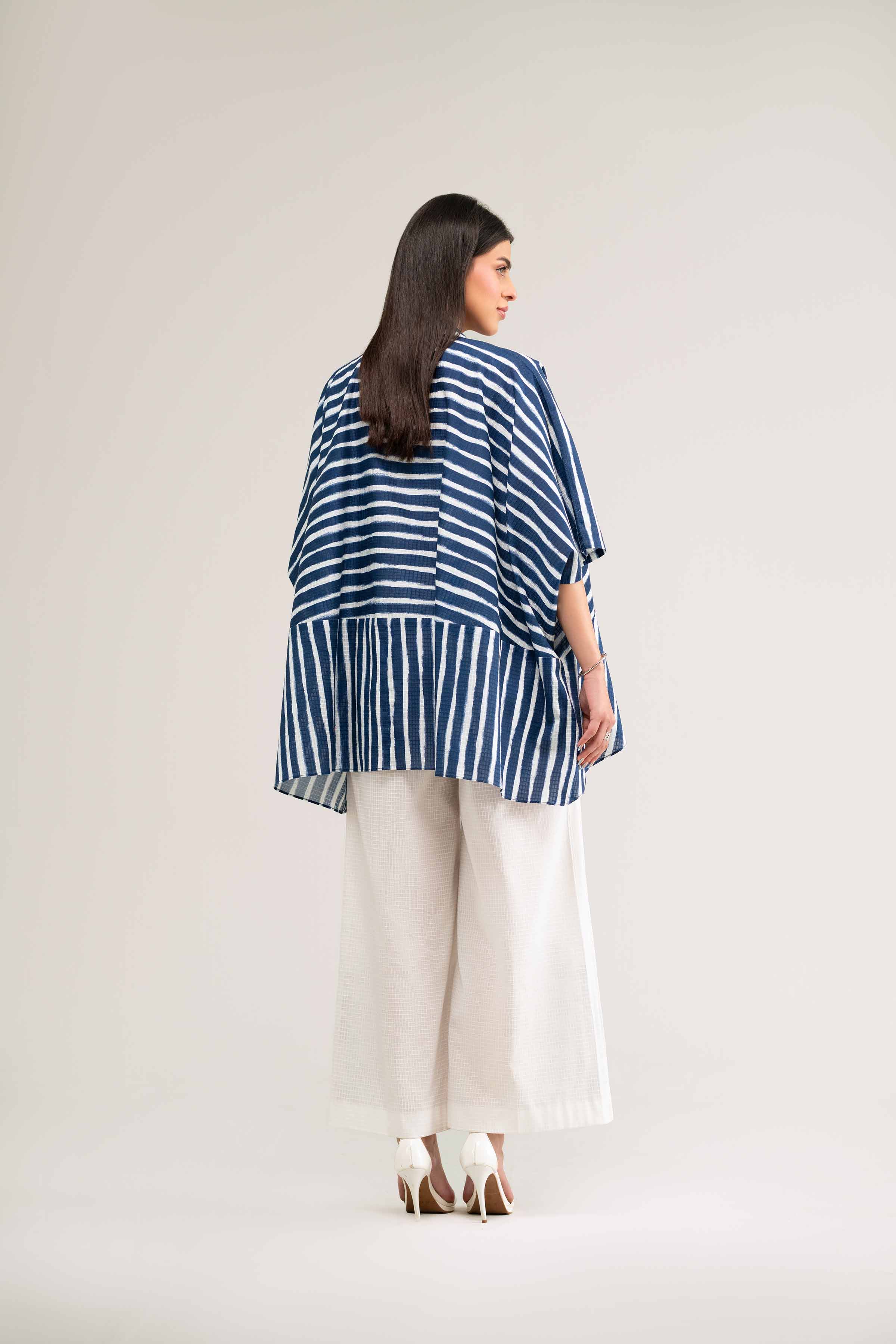 2 Piece - Printed Embroidered Suit - FS25-11