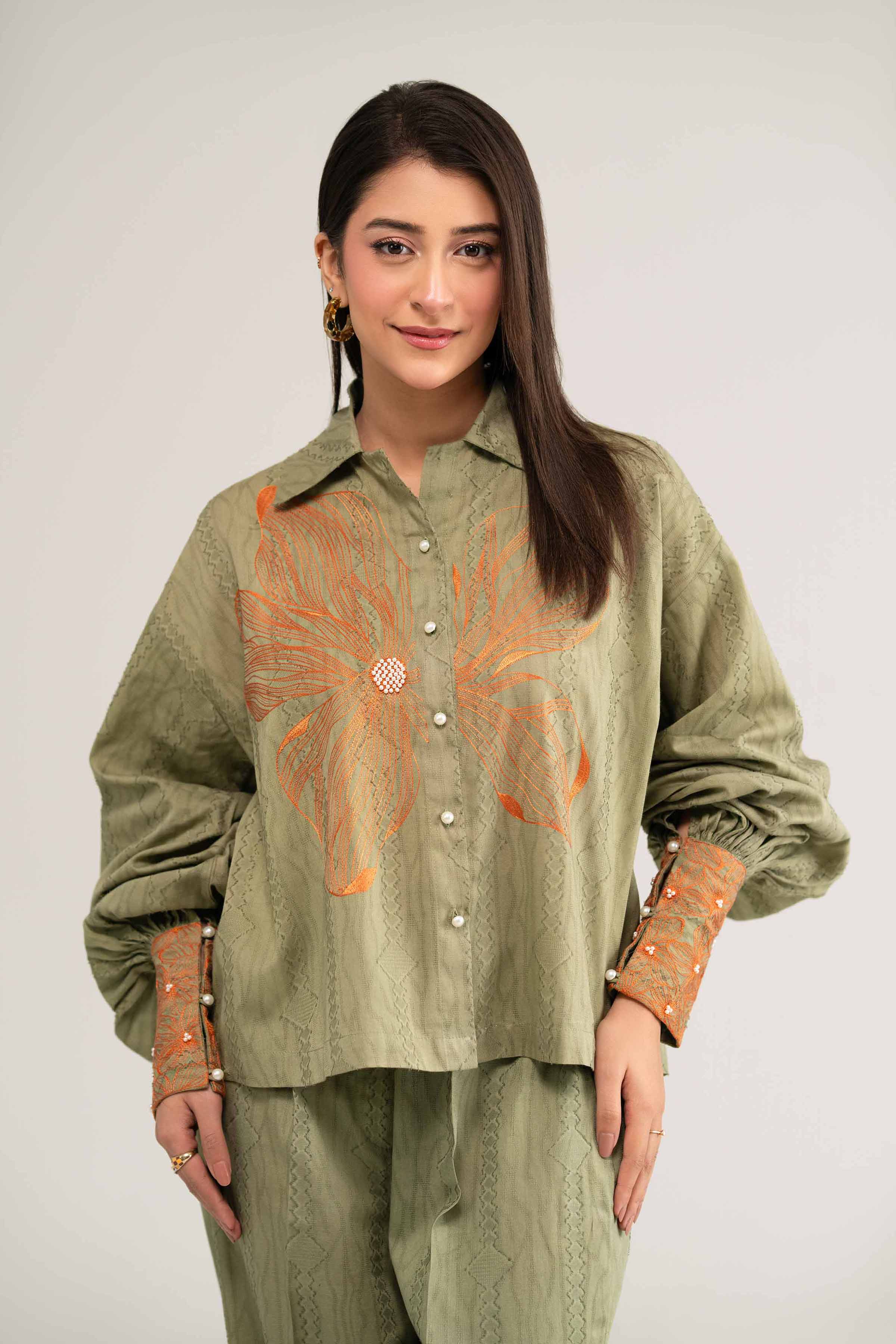 2 Piece - Embroidered Suit - FS25-13