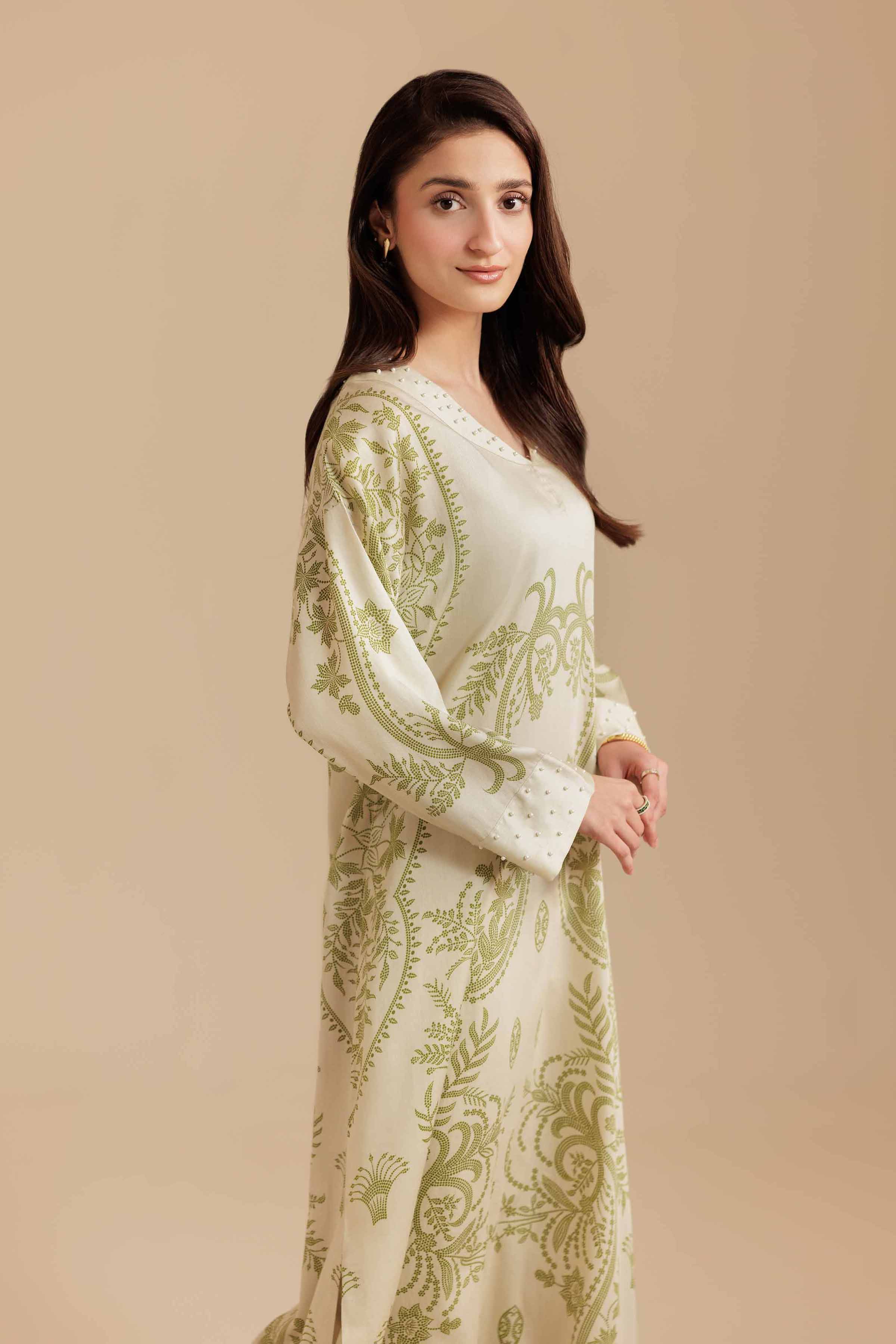 Nishat Linen UAE - Printed Shirt - FS25-51