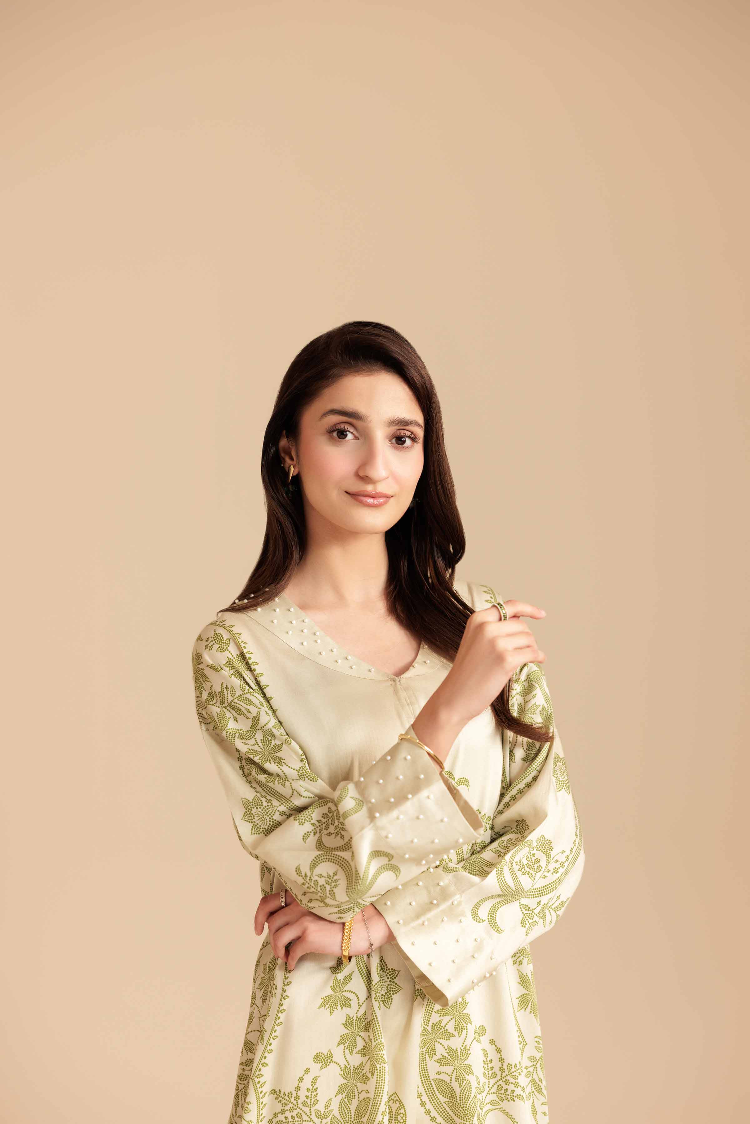 Nishat Linen UAE - Printed Shirt - FS25-51