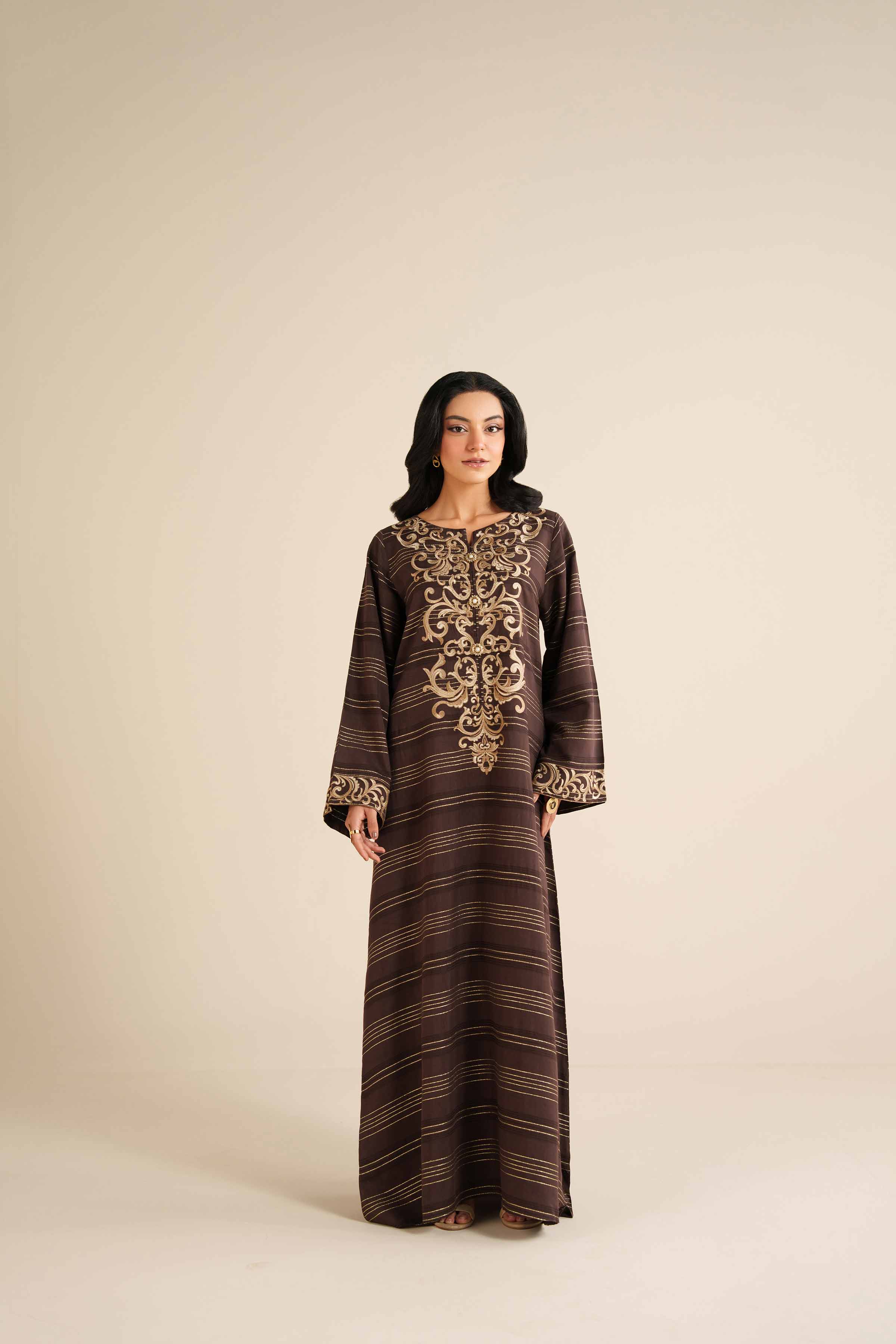 Nishat Linen UAE - Embroidered Dress - FS25-68