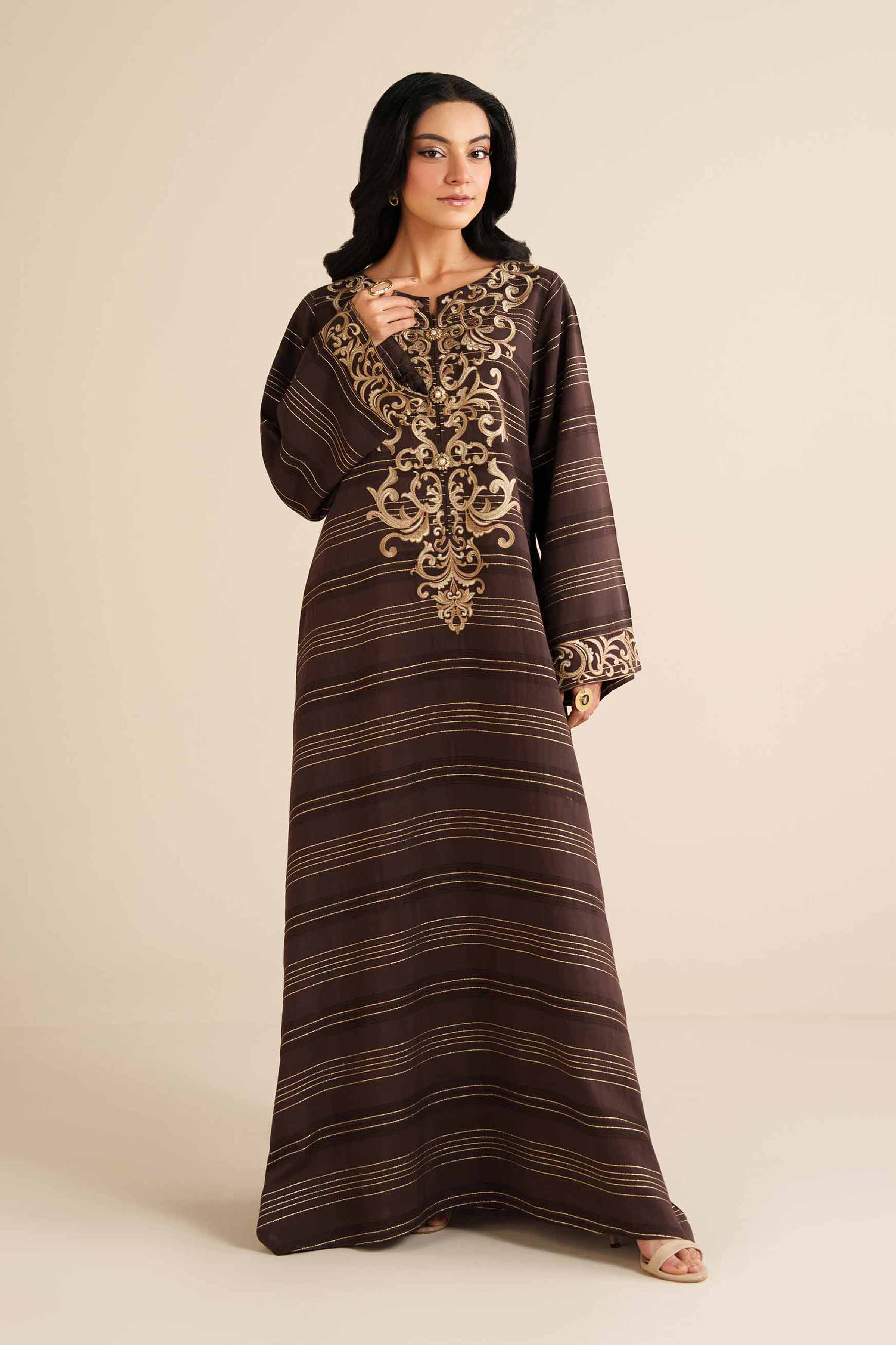 Nishat Linen UAE - Embroidered Dress - FS25-68