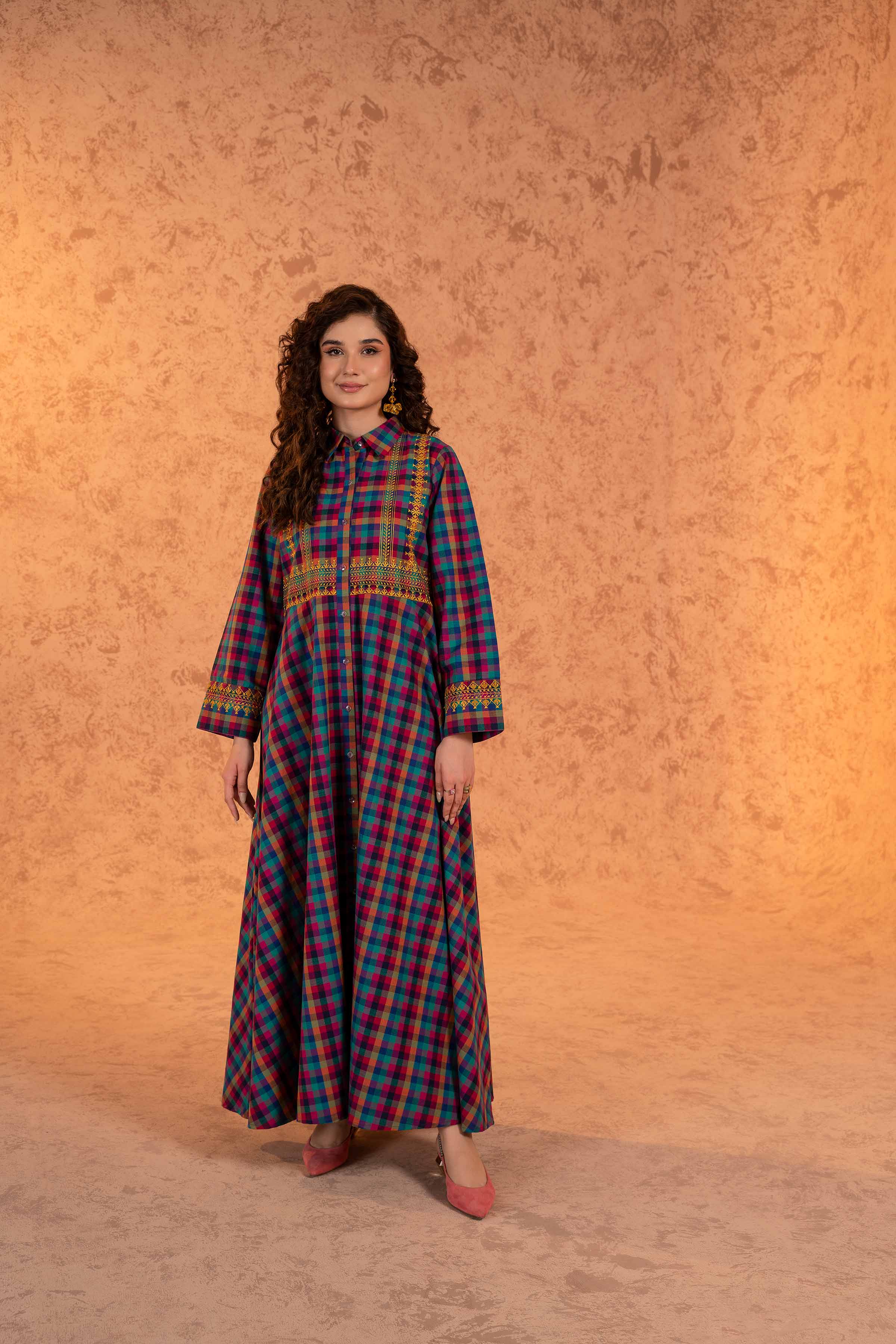 Embroidered Fustaan - FSW23-30