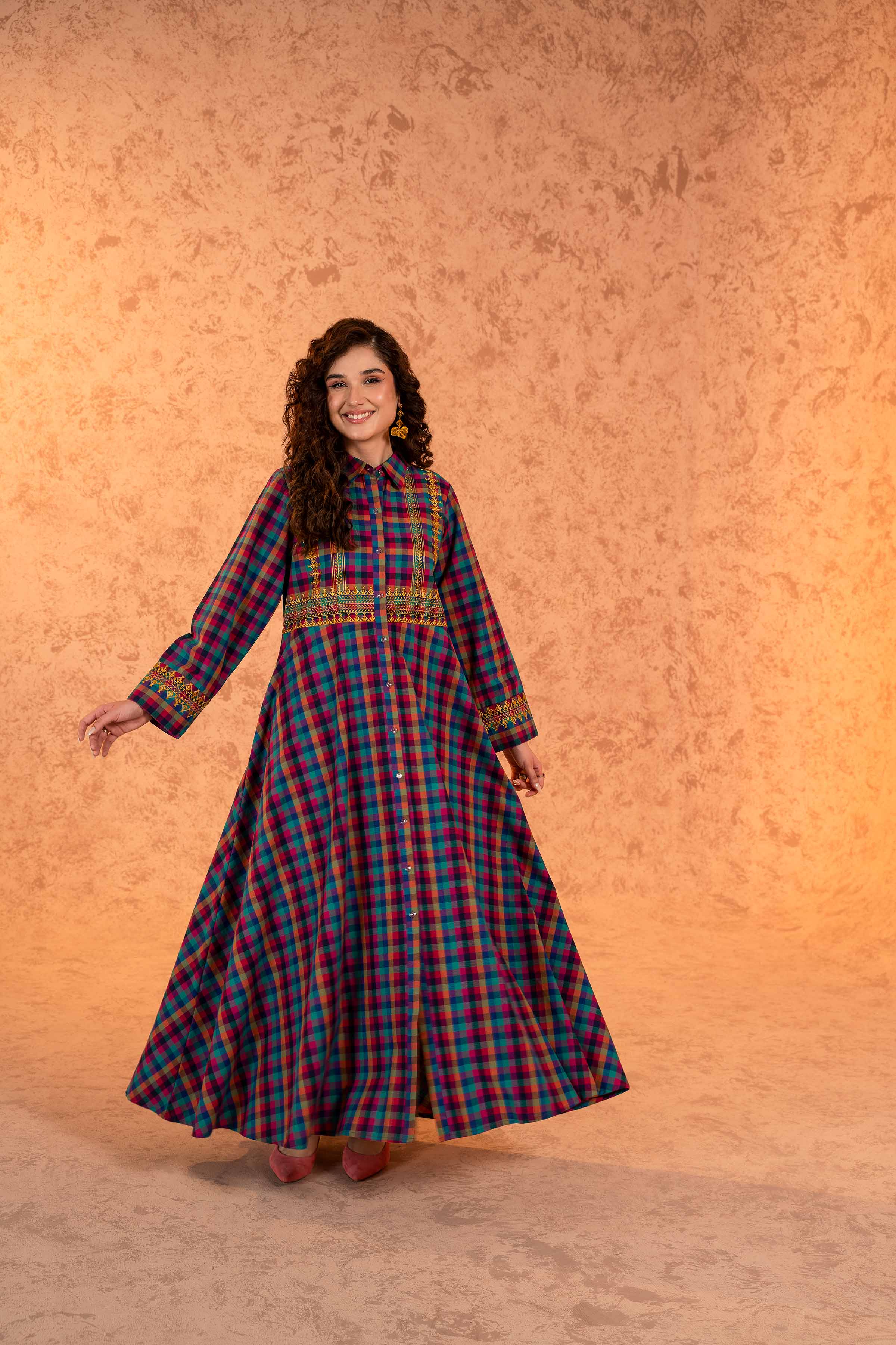 Embroidered Fustaan - FSW23-30