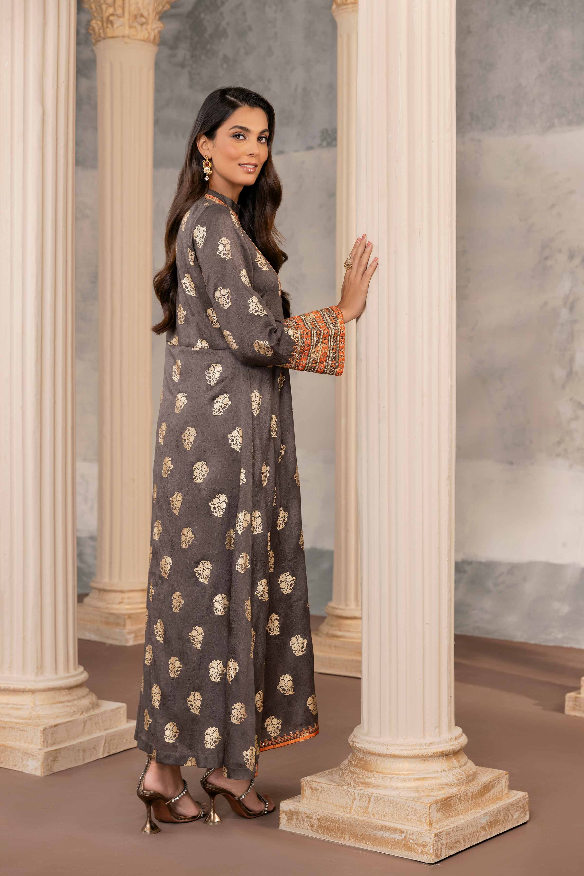 Printed Embroidered Fustaan - FW23-06