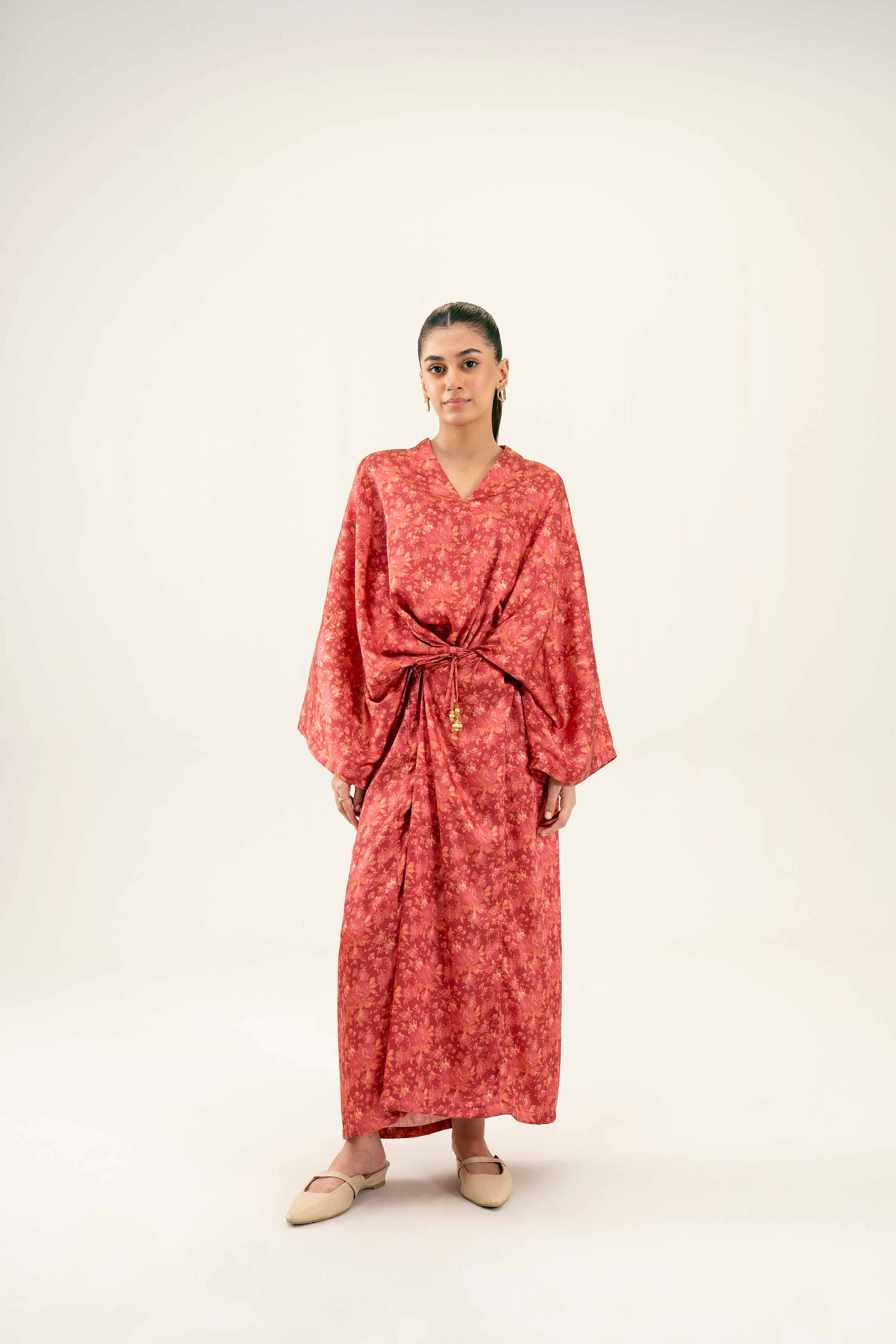 Printed Kimono Dress - FW24-58