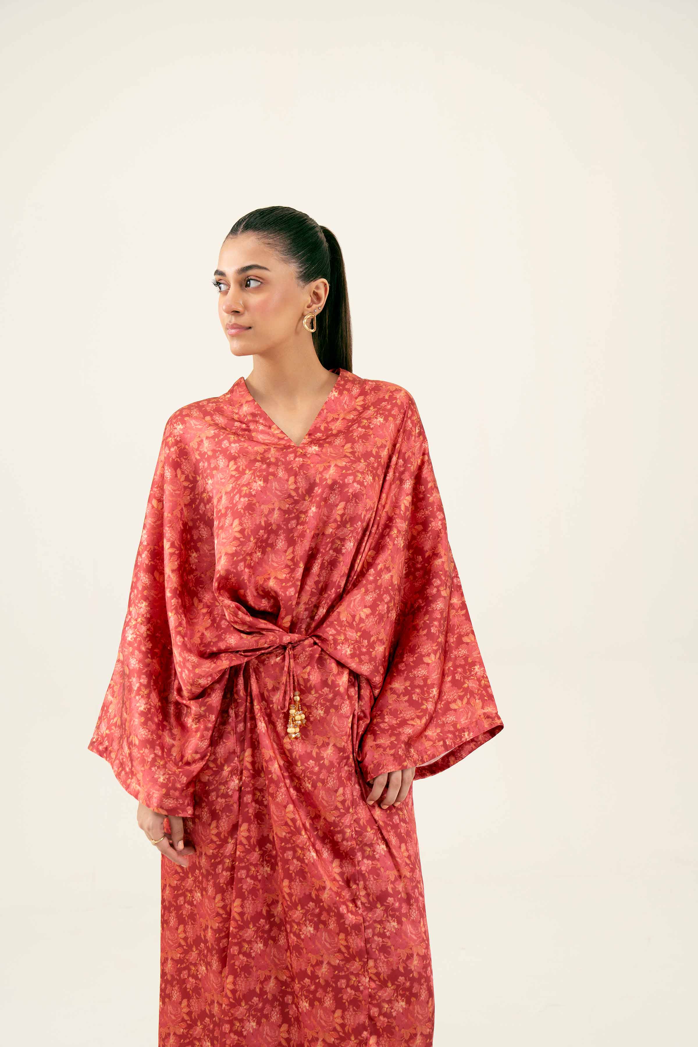 Printed Kimono Dress - FW24-58