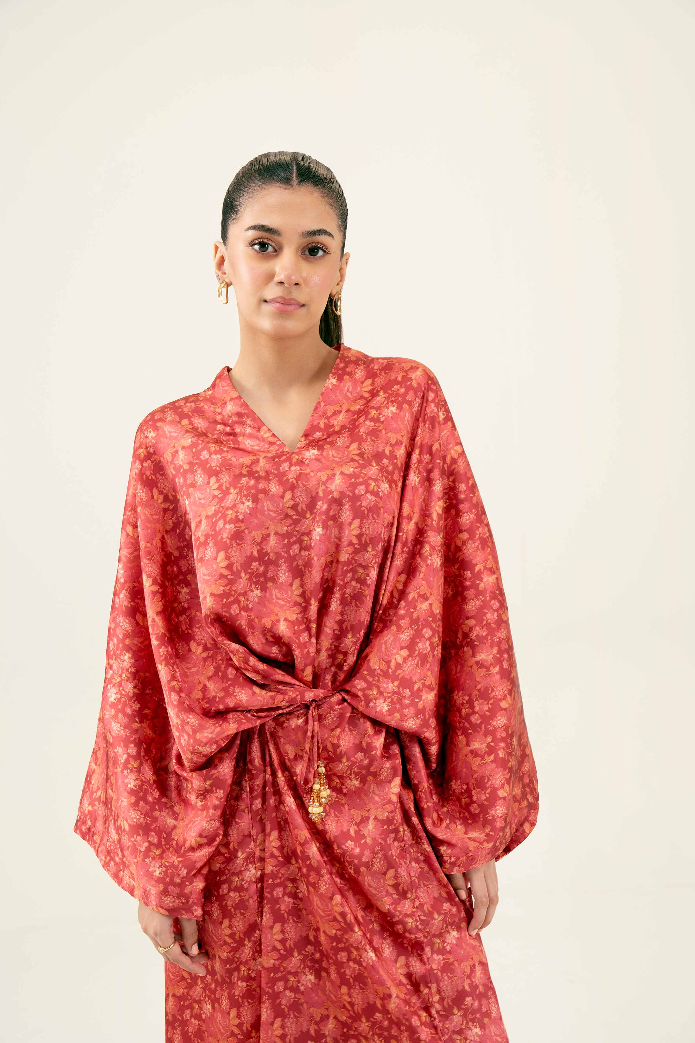 Printed Kimono Dress - FW24-58