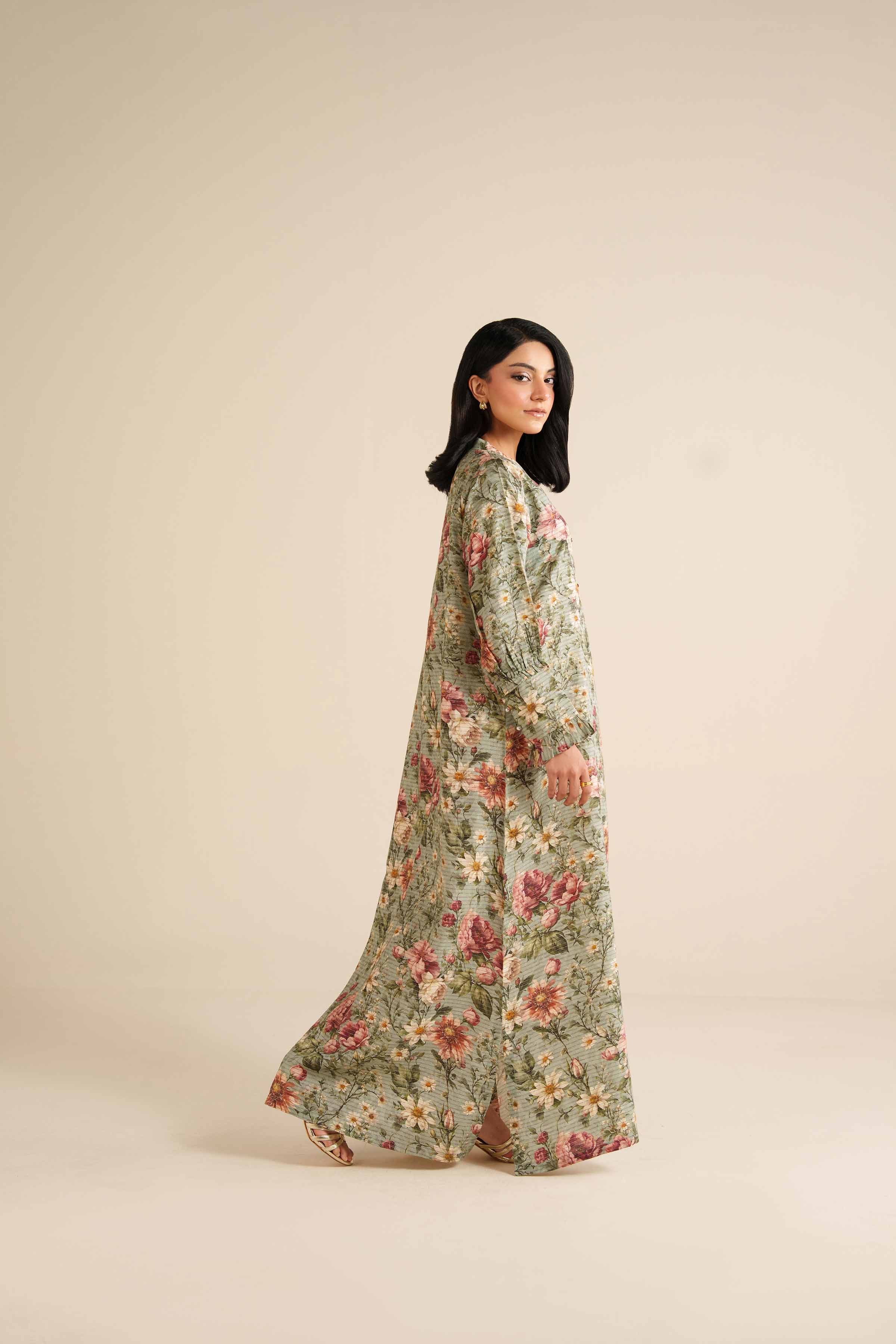 Nishat Linen UAE - Printed Shirt - FW25-19