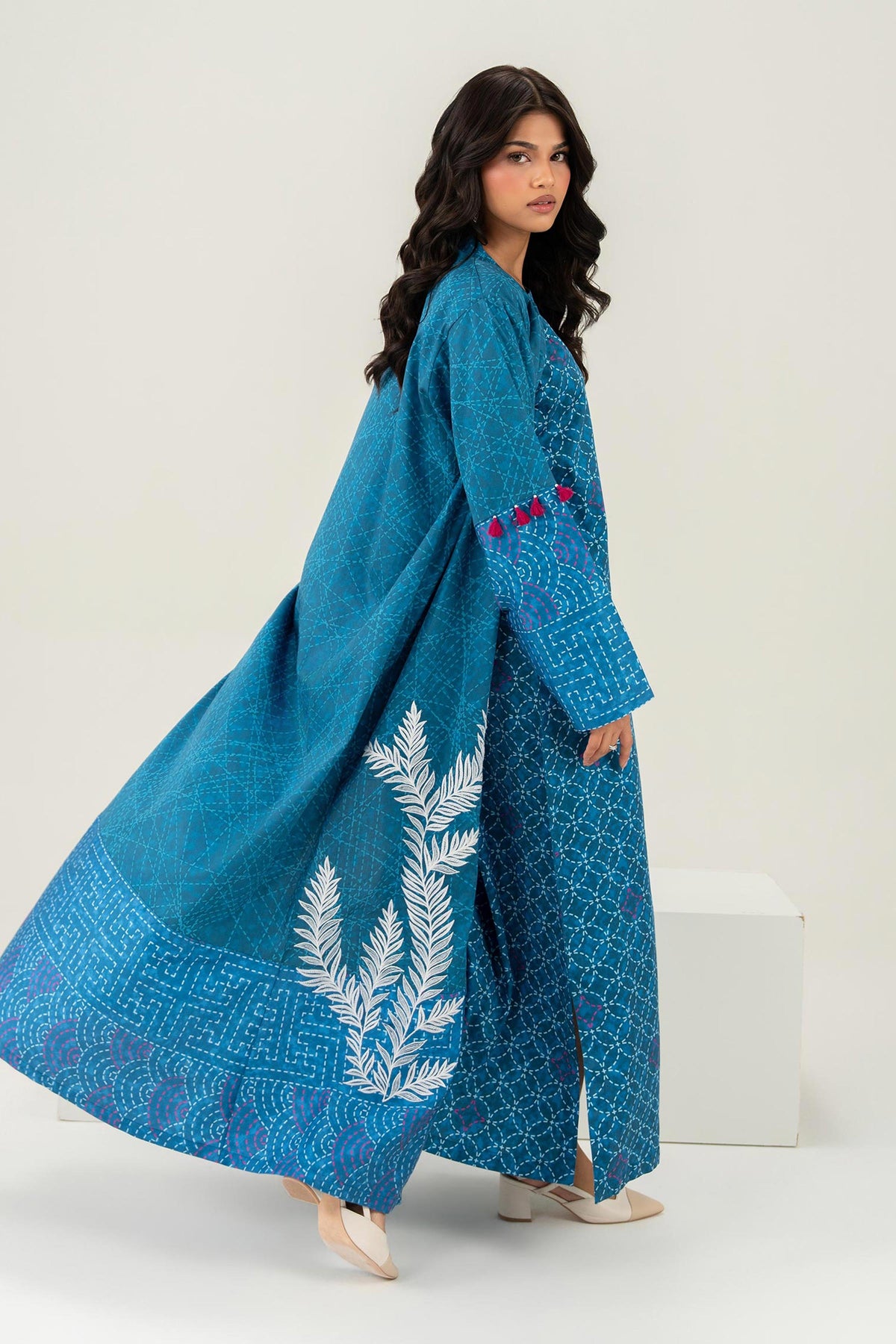 2 Piece - Embroidered Gown - FW25-21