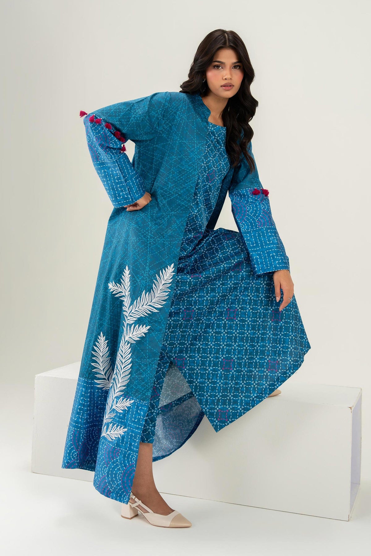 2 Piece - Embroidered Gown - FW25-21