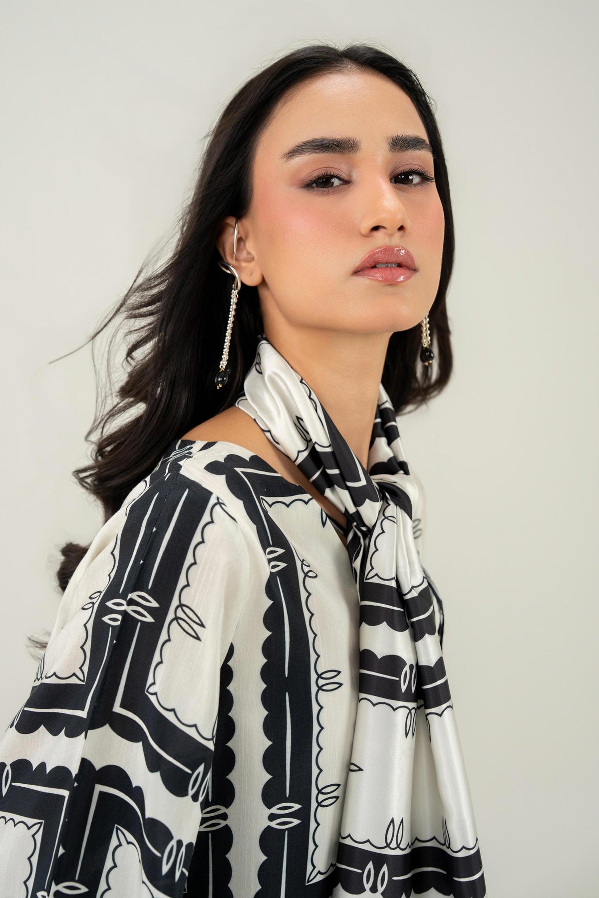 2 Piece - Printed Embroidered Shirt - FW25-27