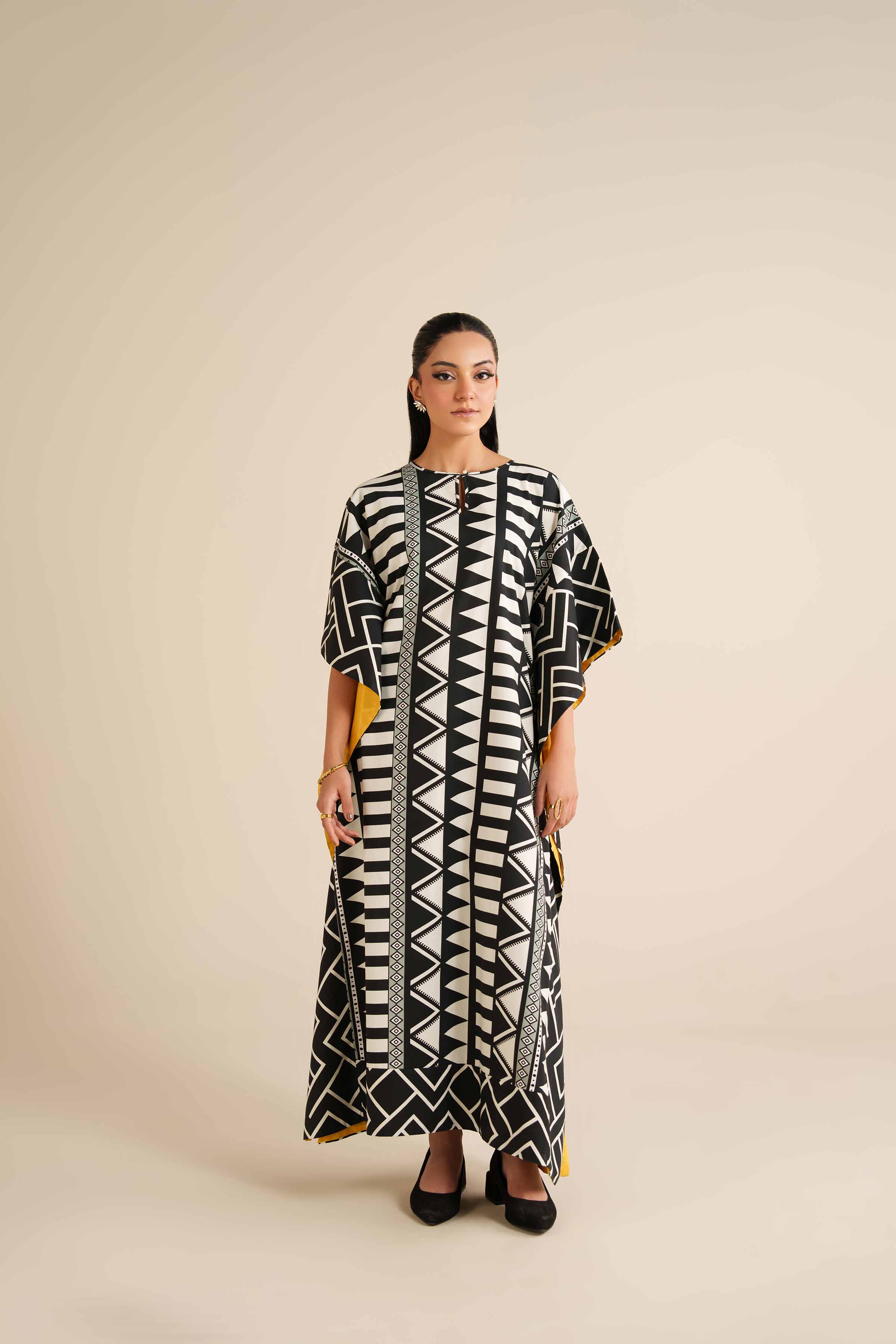 Nishat Linen UAE - Printed Kaftan - FW25-30